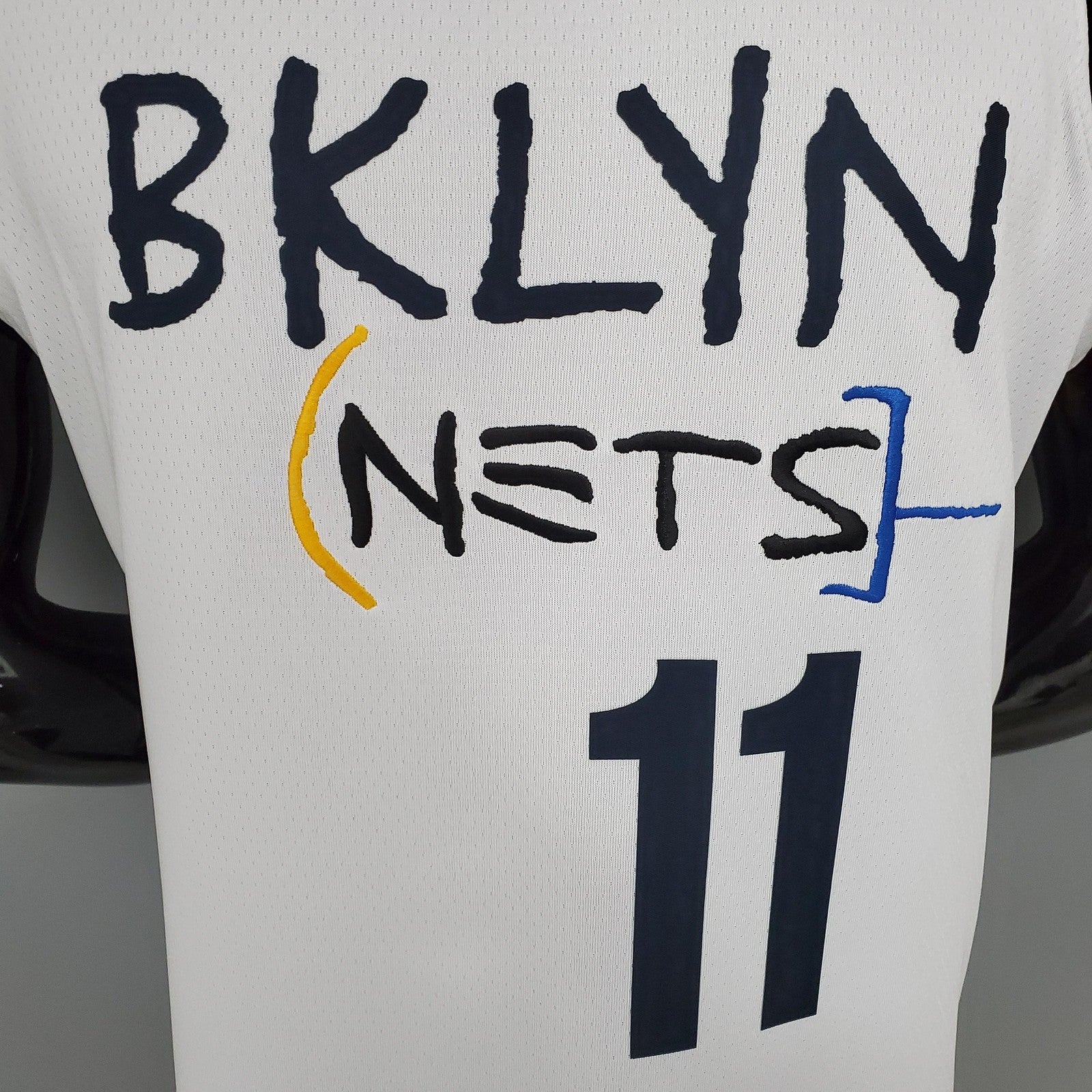Irving#11 Brooklyn Nets Graffiti White Nba Jersey