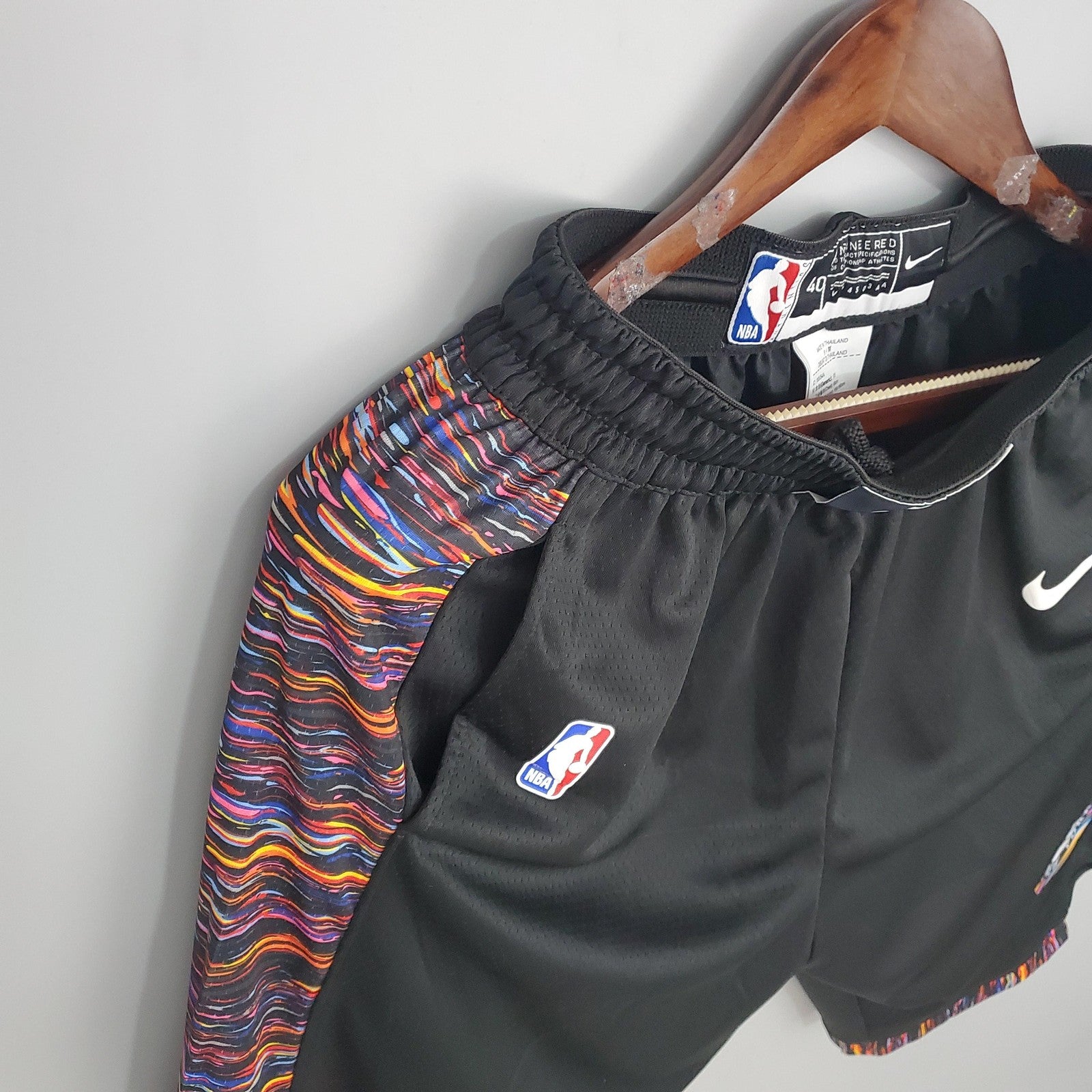 Brooklyn Nets City Version Black Nba Shorts