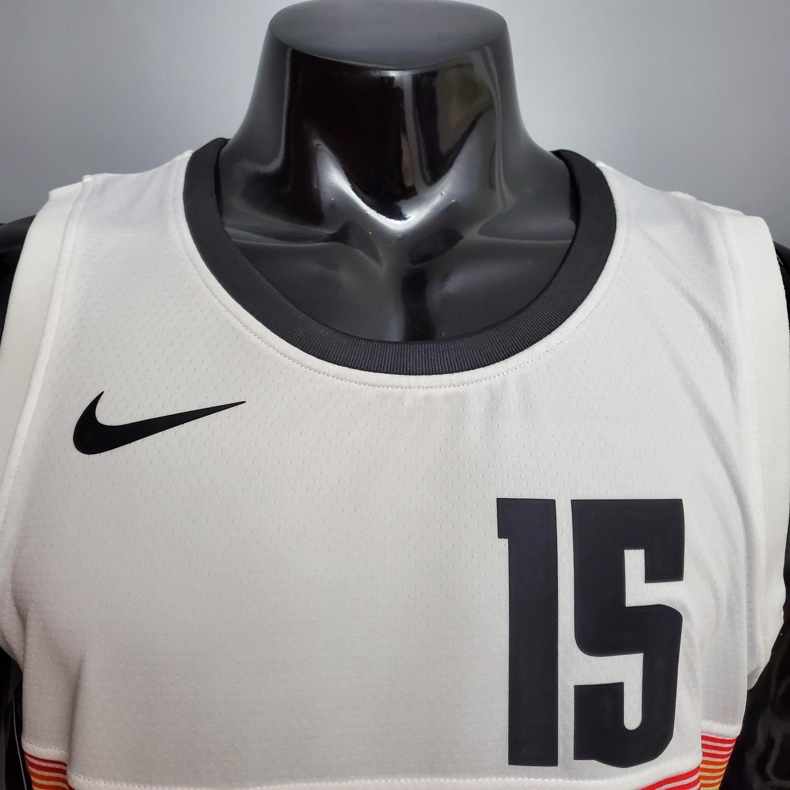 Jdkic#15 Nuggets City Edition White Jersey Nike Connect Recognition