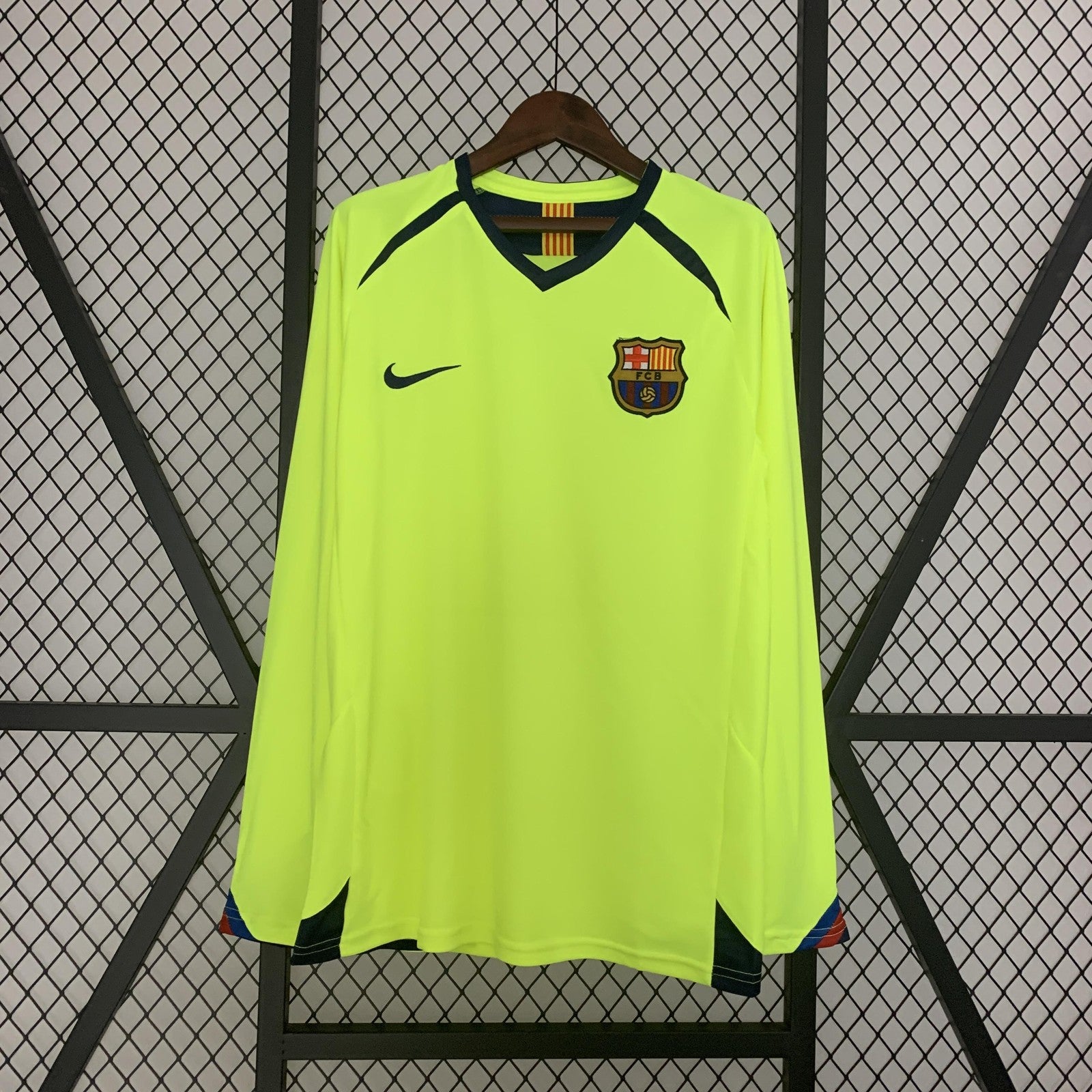 Retro Long Sleeve Barcelona Away