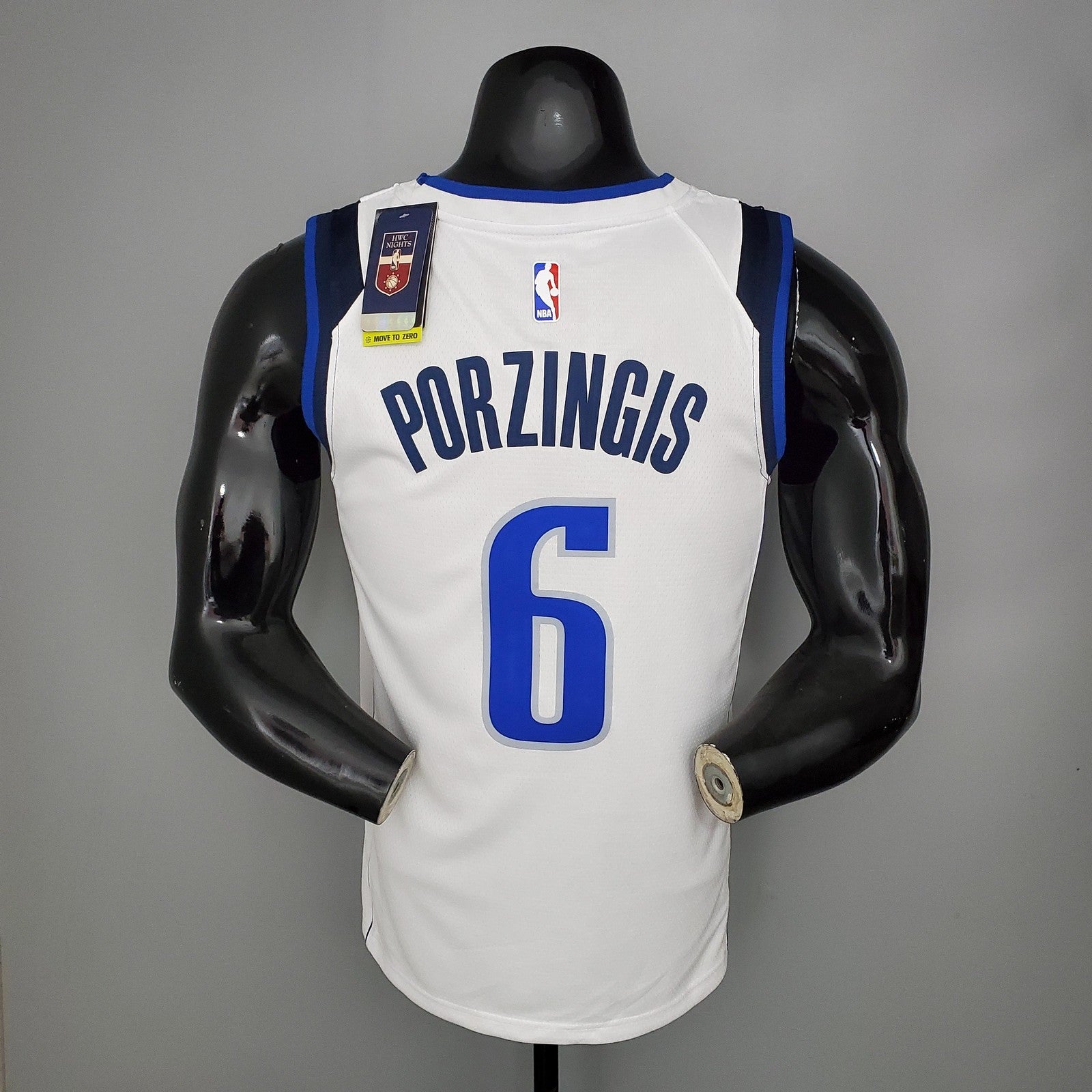 Dallas Mavericks Porzingis#6 Lone Ranger Home White Nba Jersey