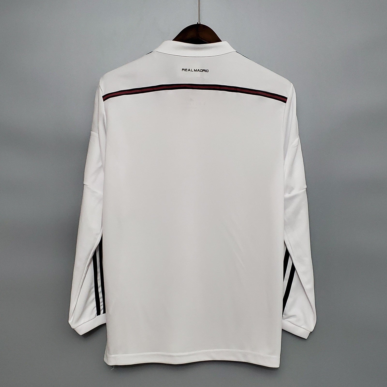 Retro Long Sleeve Real Madrid 14 15 Home