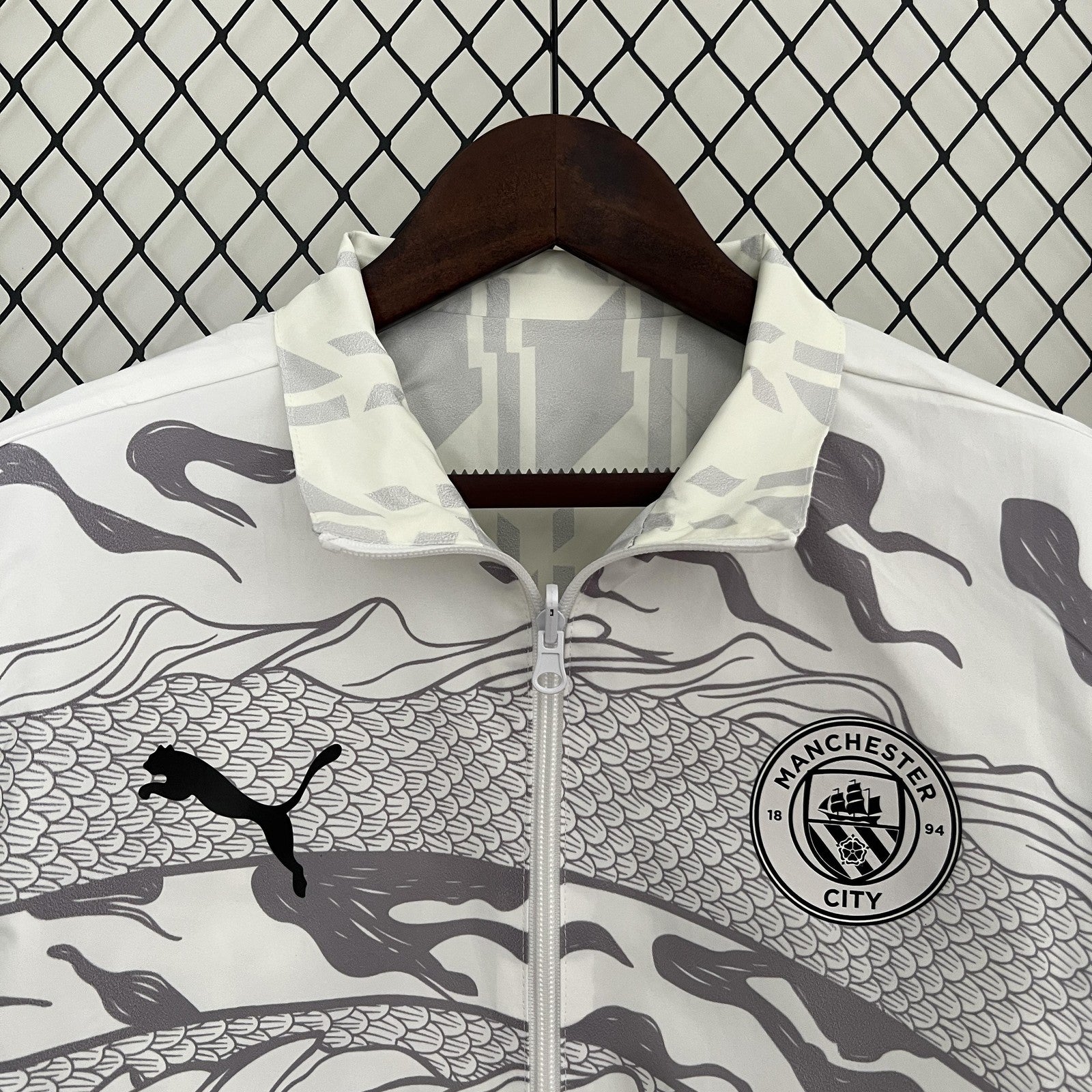 24 25 Manchester City Trench Coat Reversible