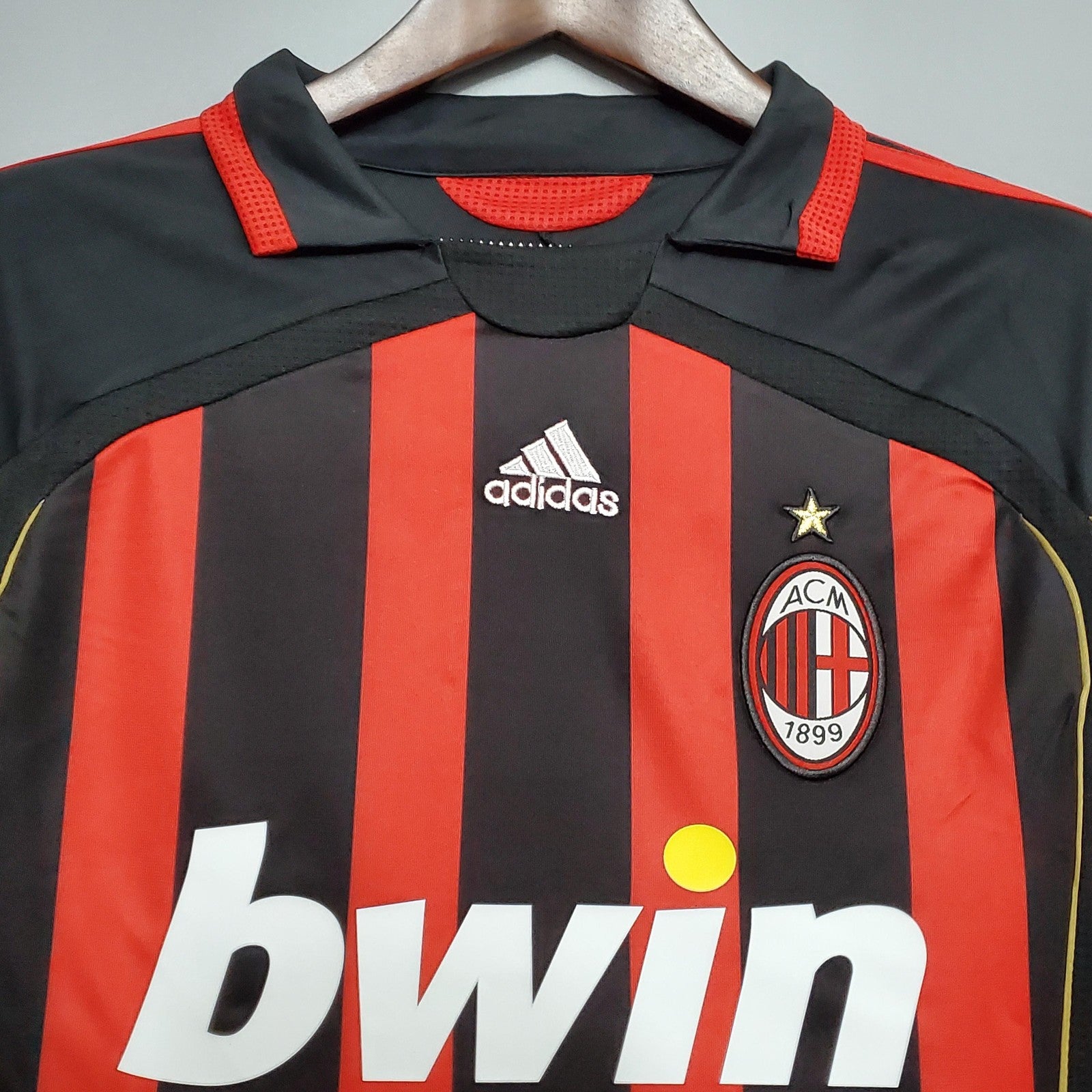 Retro Ac Milan Long Sleeve Home