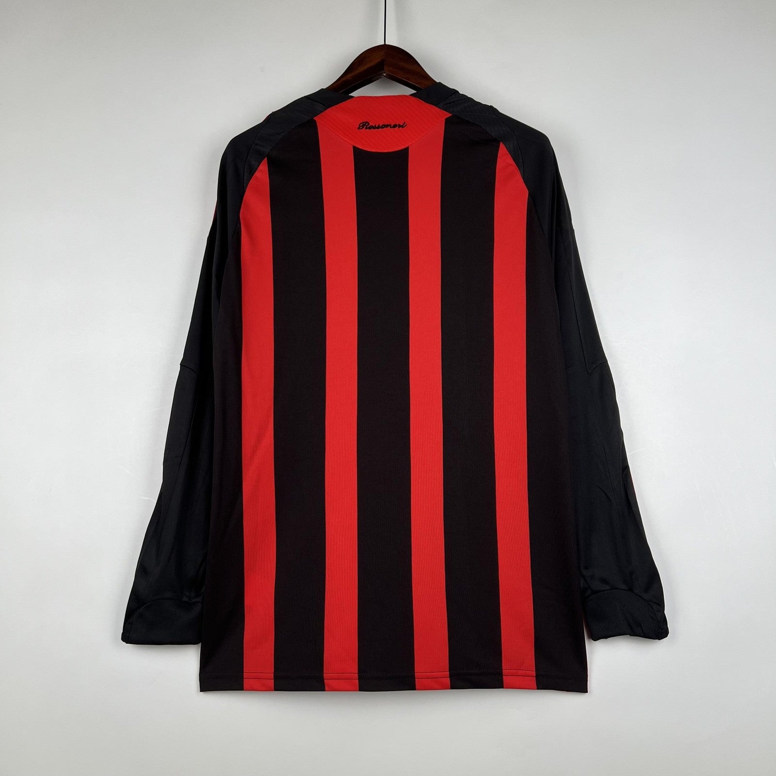 Retro Long Sleeve Ac Milan 08 09 Home
