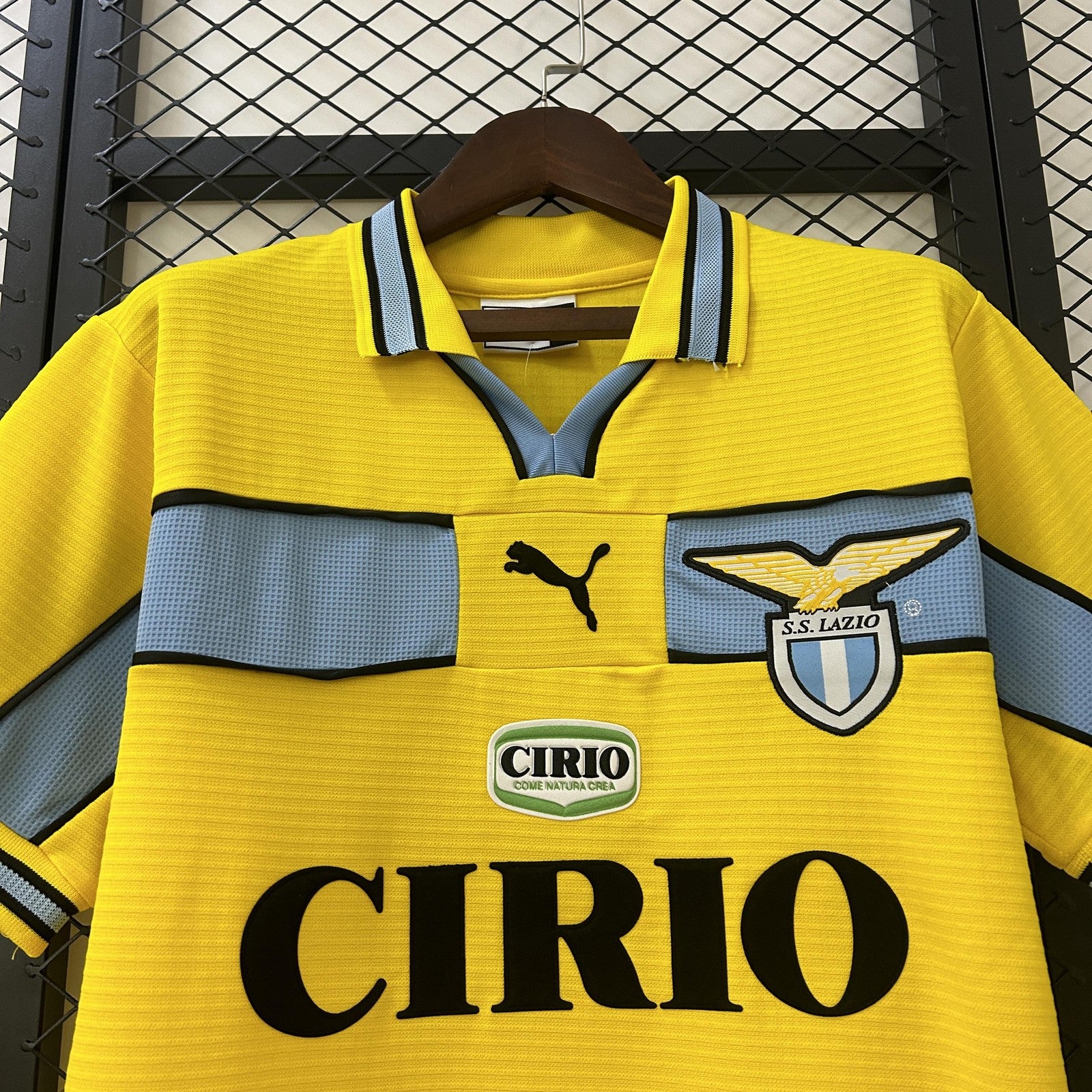 Retro Shirt Lazio Yellow