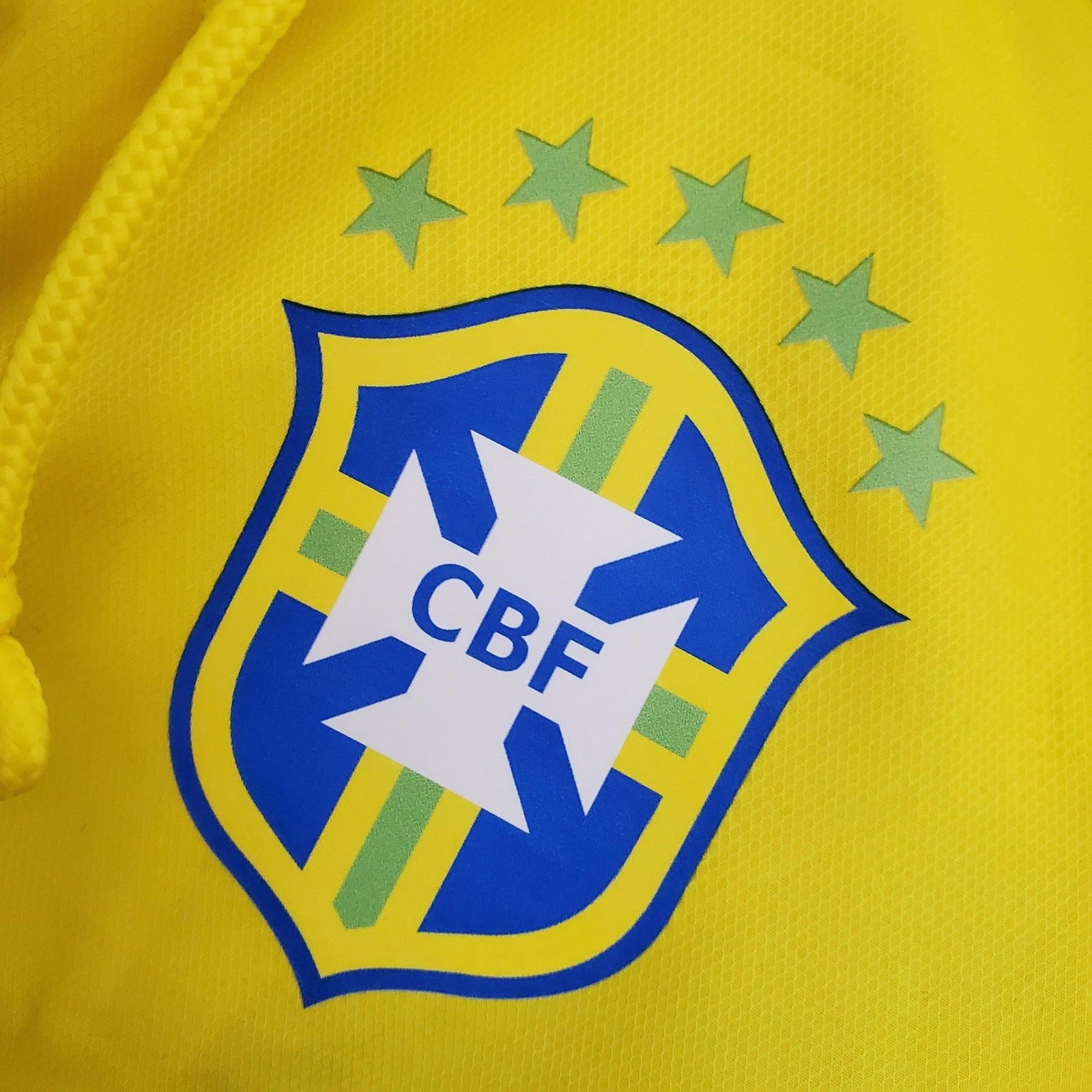 Windbreaker Brazil Blue and Yellow