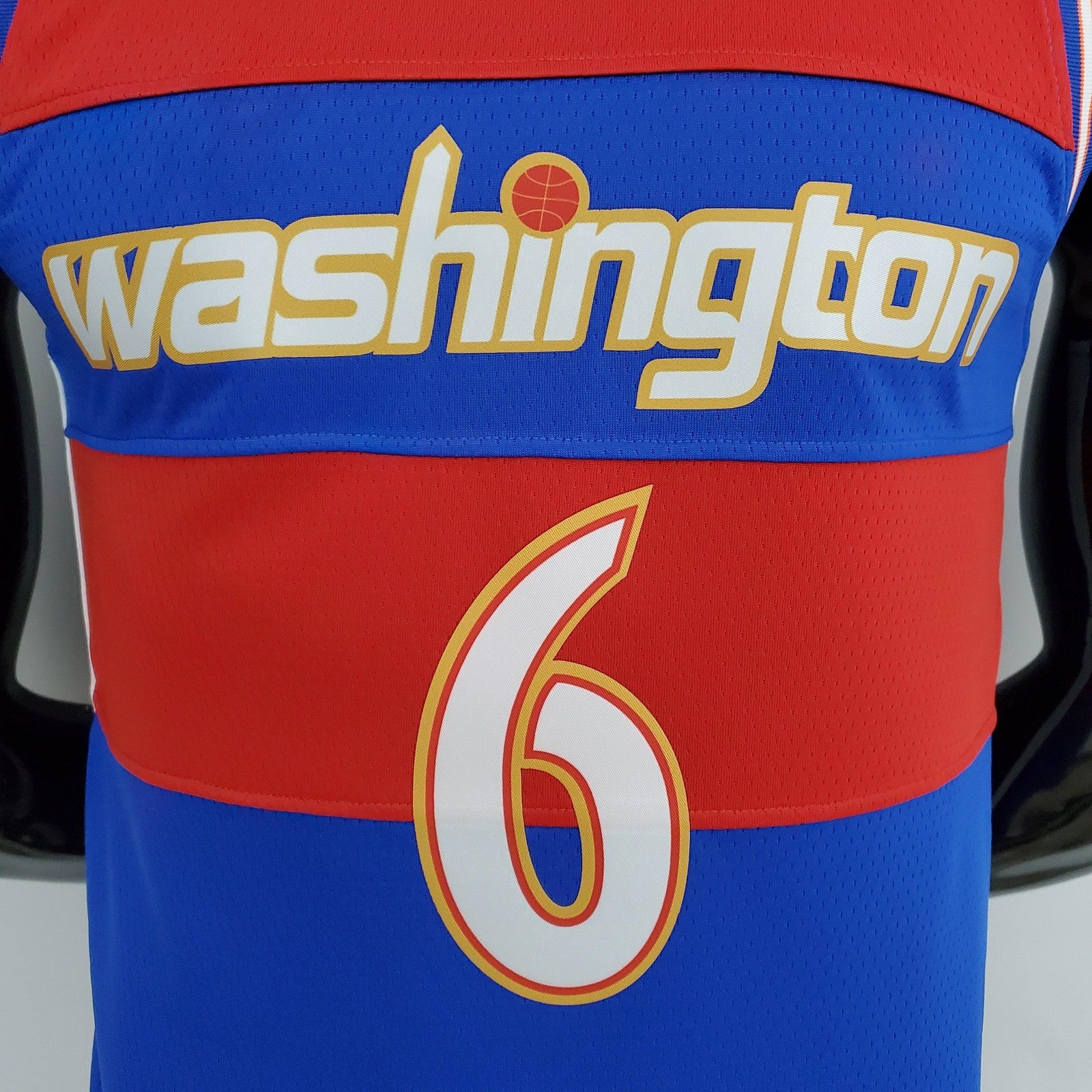 2022 Washington Wizards Harrell #6 Talent City Edition Blue Red Nba Jersey