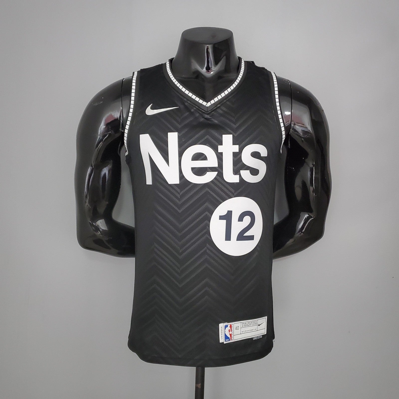 2021 Harris#12 Brooklyn Nets Bonus Edition Black Nba Jersey