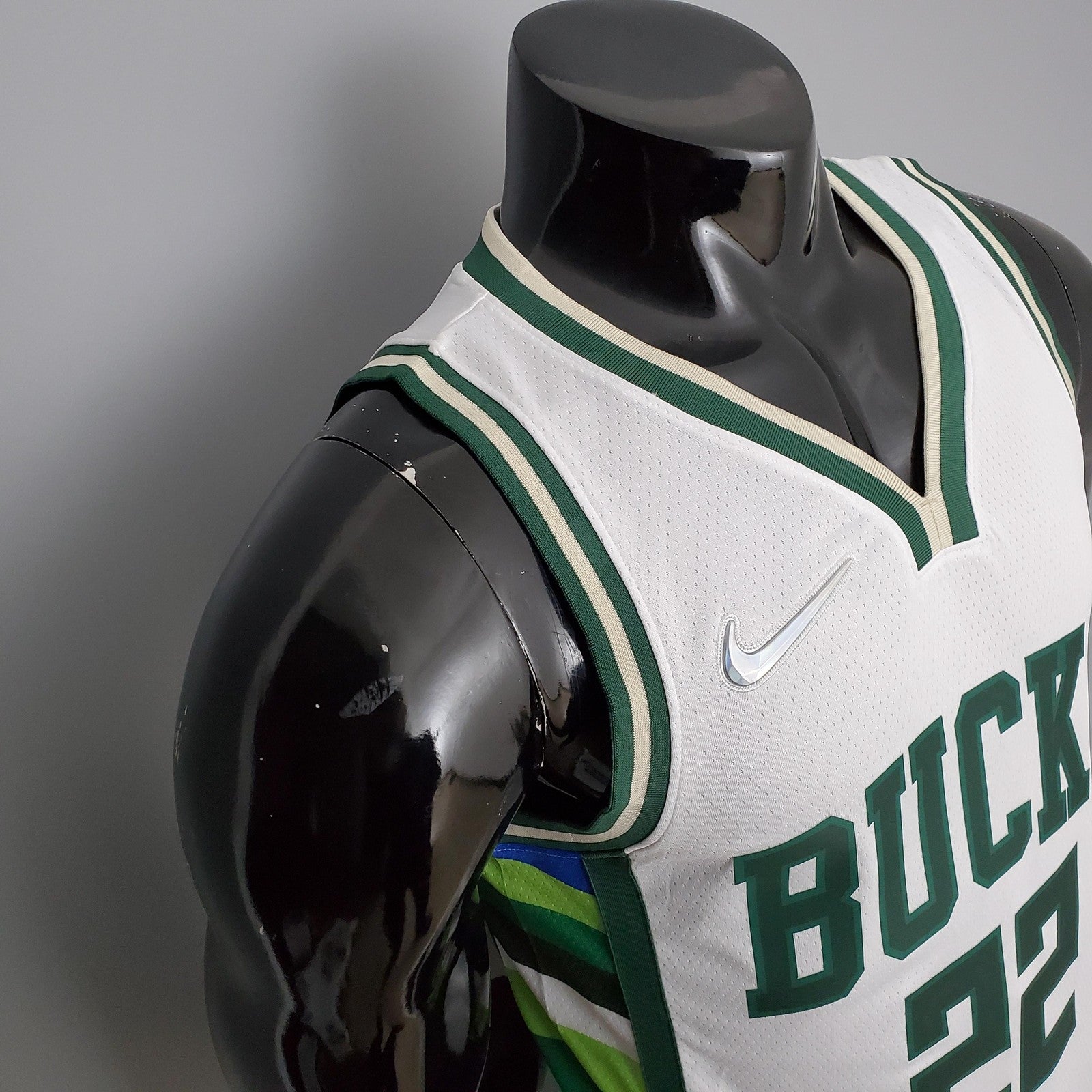 2022 Middleton #22 Bucks White Nba Jersey