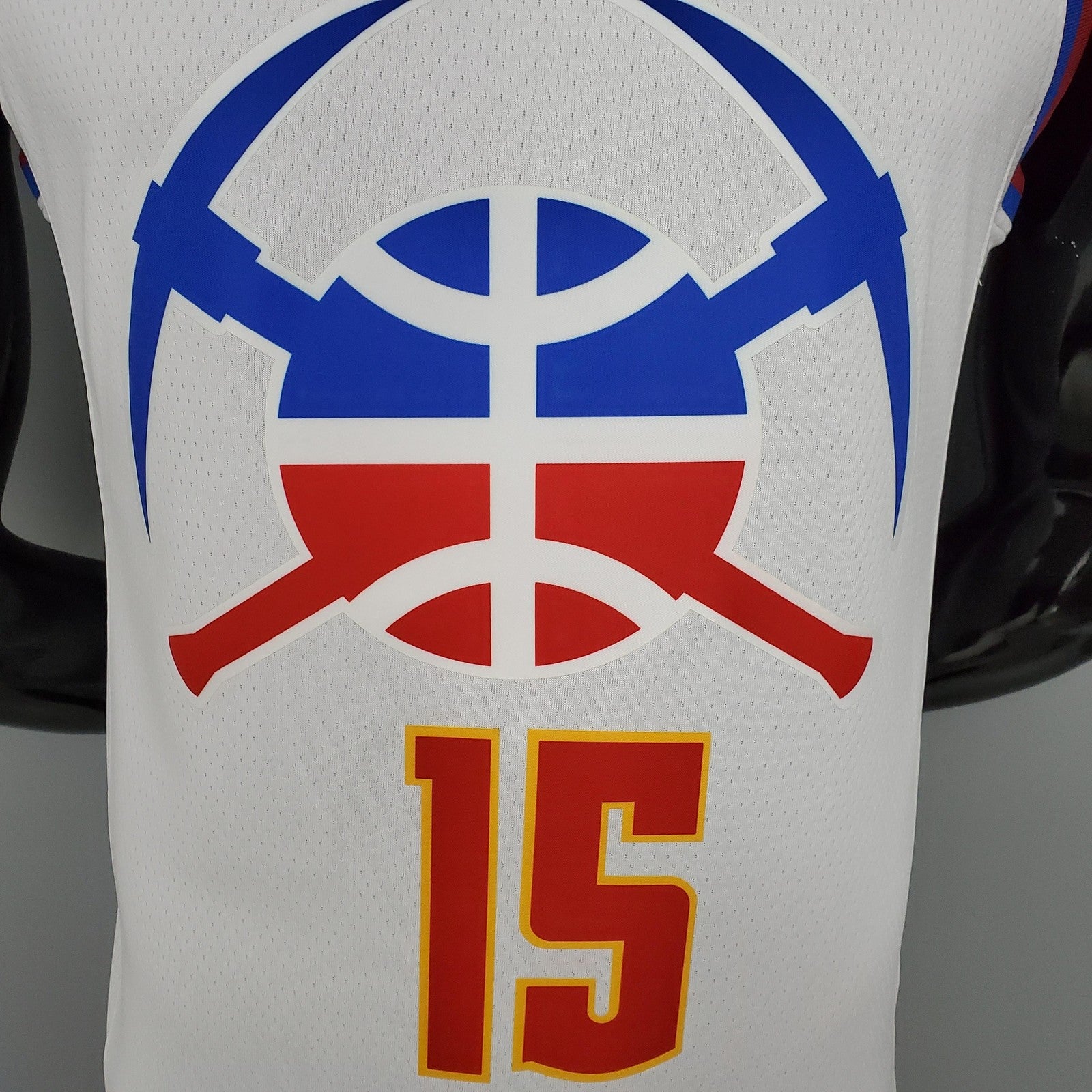 2021 Jokic#15 Nuggets Bonus Edition White Nba Jersey