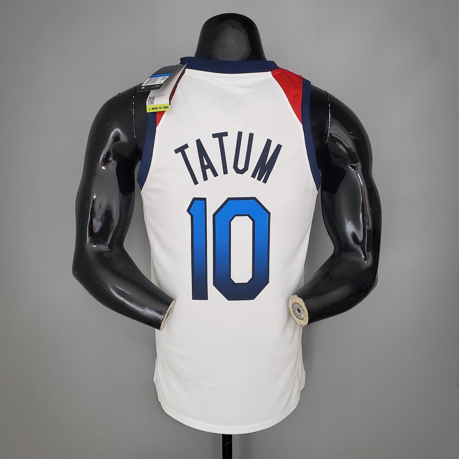 2021 Olympic Games Tatum#10 Usa Team Usa White Red Nba Jersey