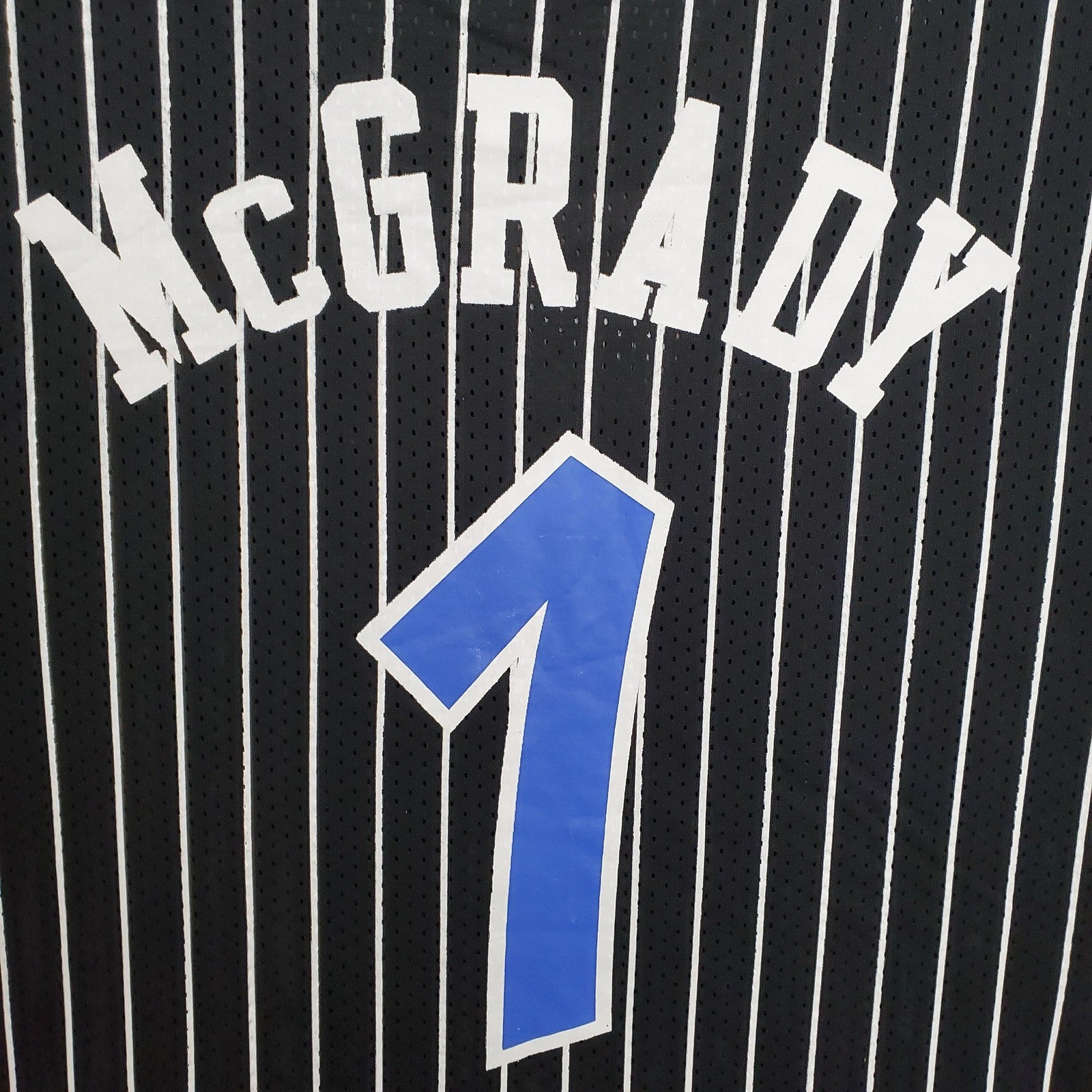 Mitchellness Magic Black No 1 Mcgrady Retro Mesh Short Sleeve