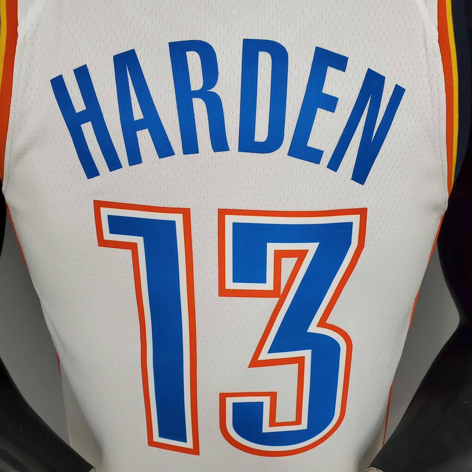 Harden#13 Thunder White Nba Jersey