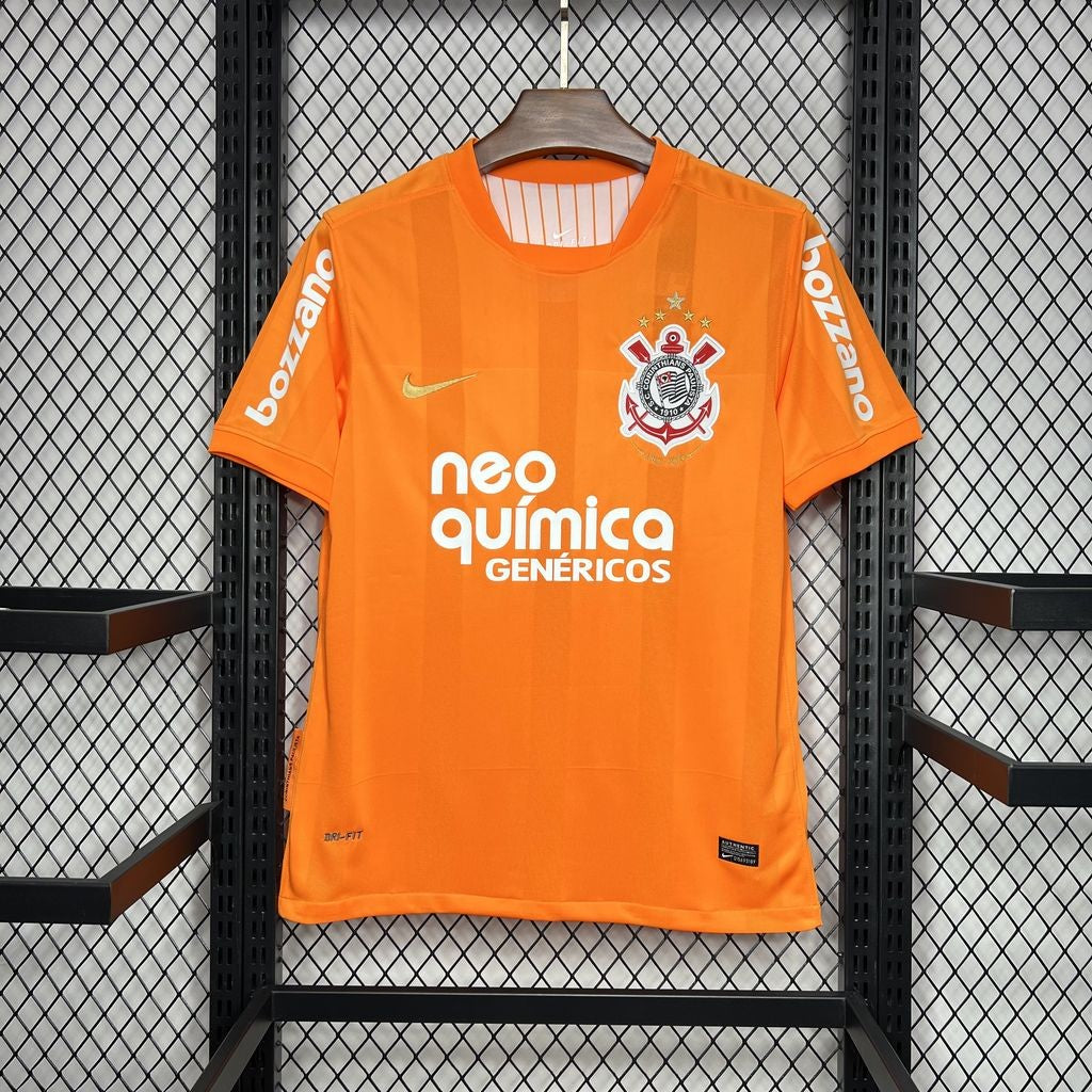 Corinthians 2010 Orange Color Retro Jersey
