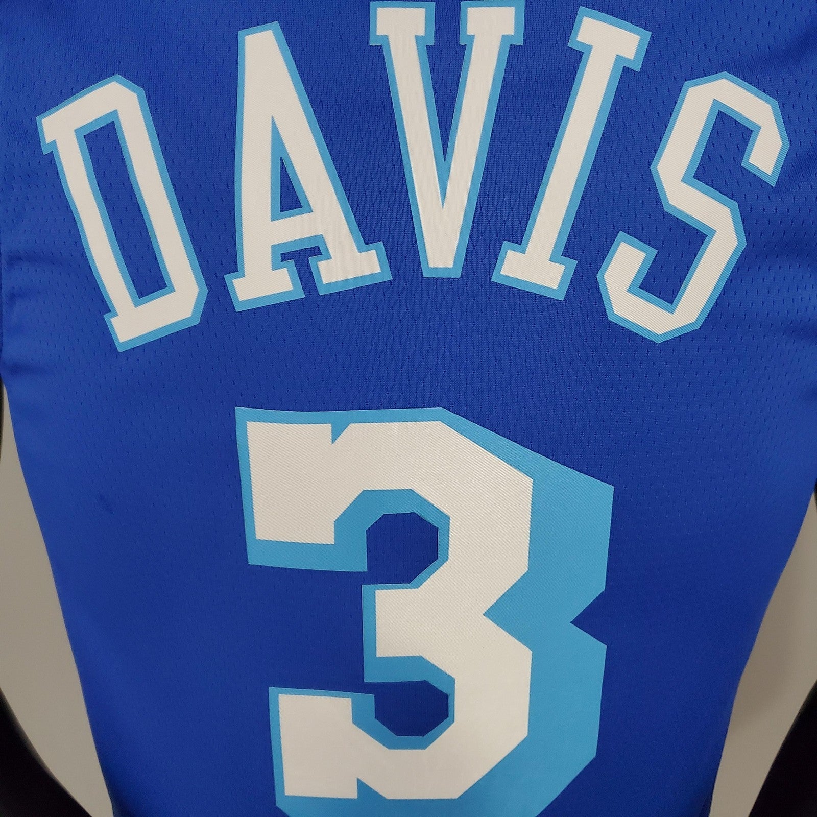 2021 Davis#3 Lakers Retro Blue Nba Jersey