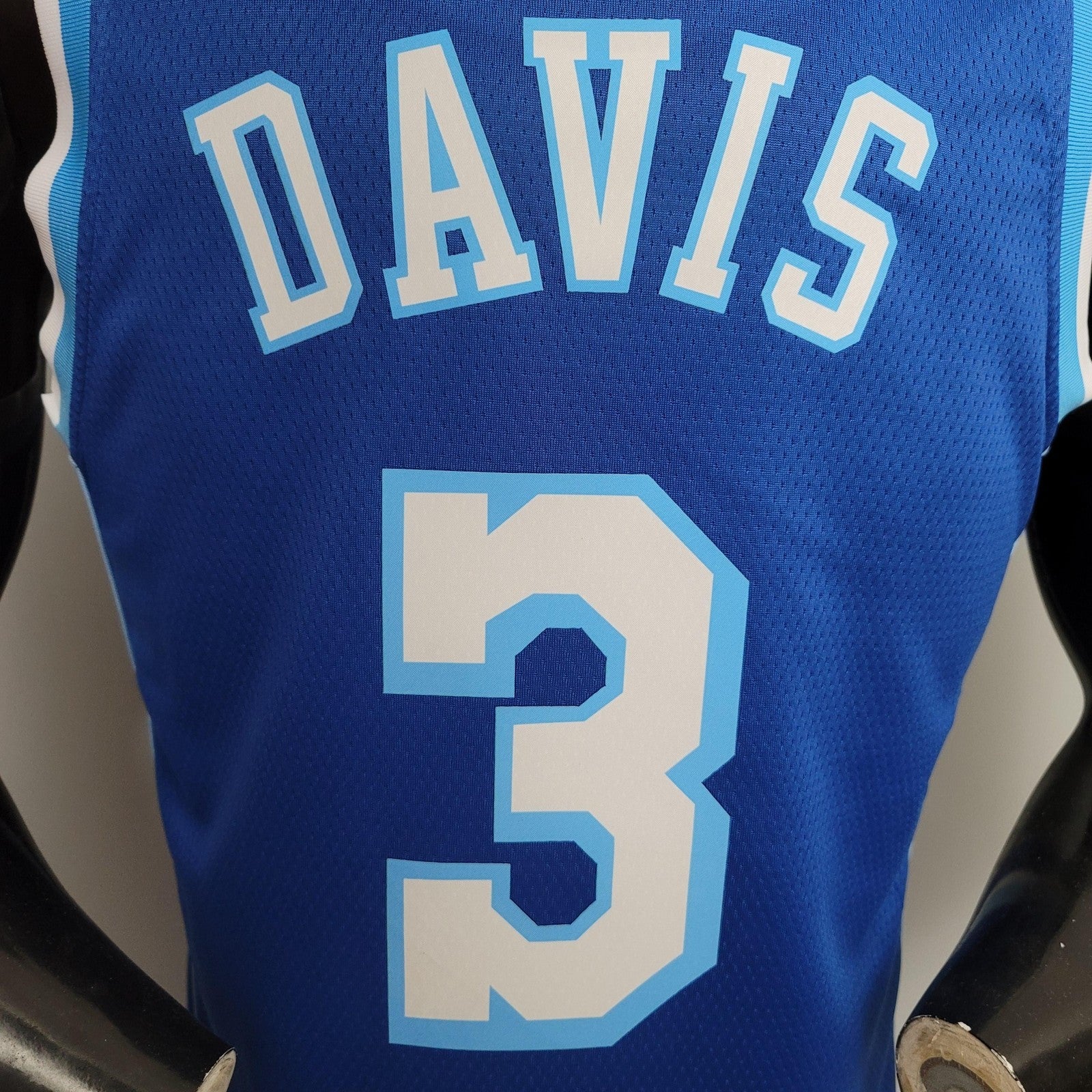 Retro Night Davis #3 Los Angeles Lakersblue Nba Jersey Nike Connect Recognition
