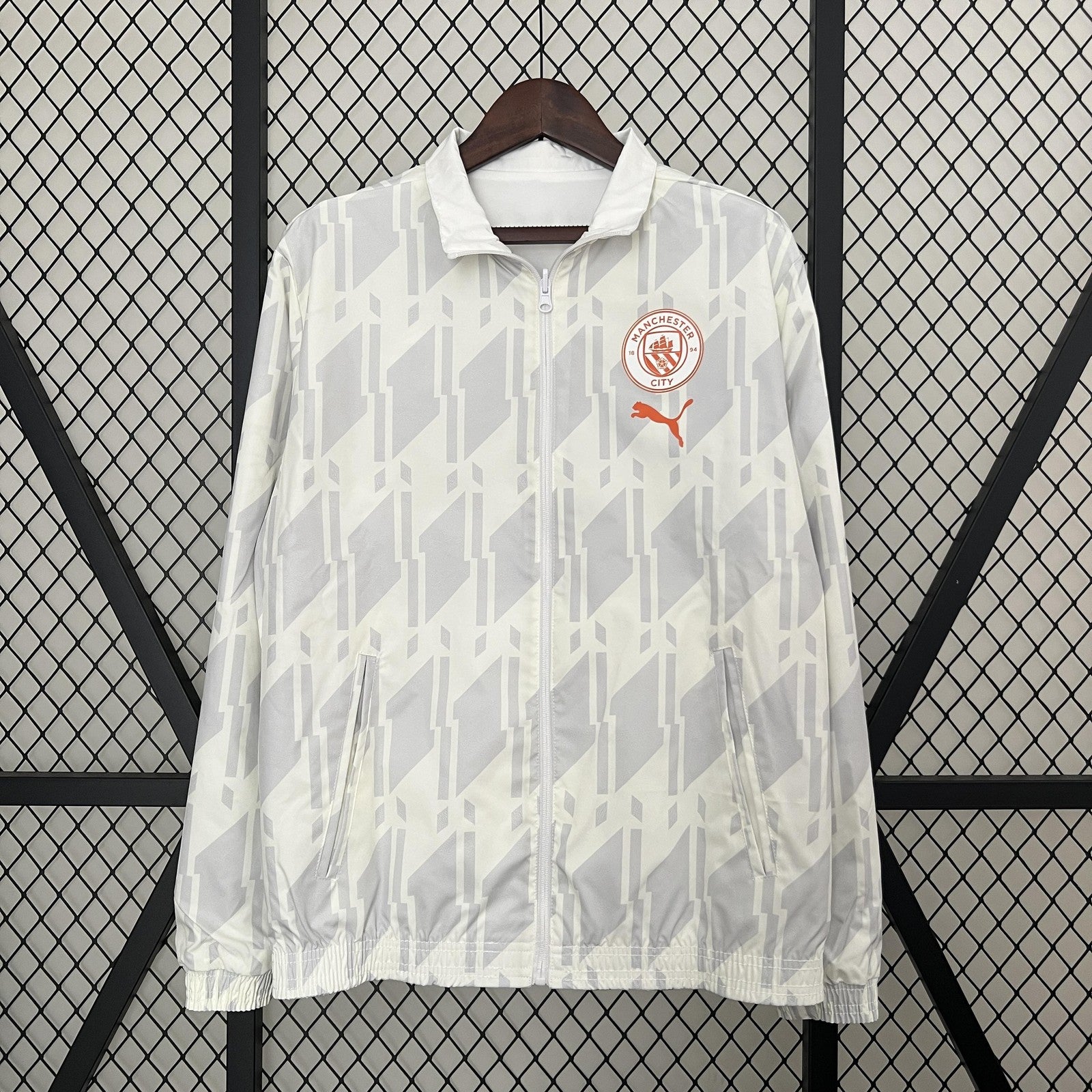 24 25 Manchester City Trench Coat Reversible