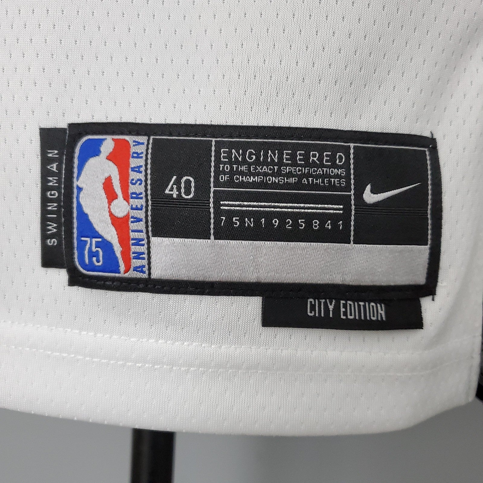 2022 Holiday#21 Bucks White Nba Jersey