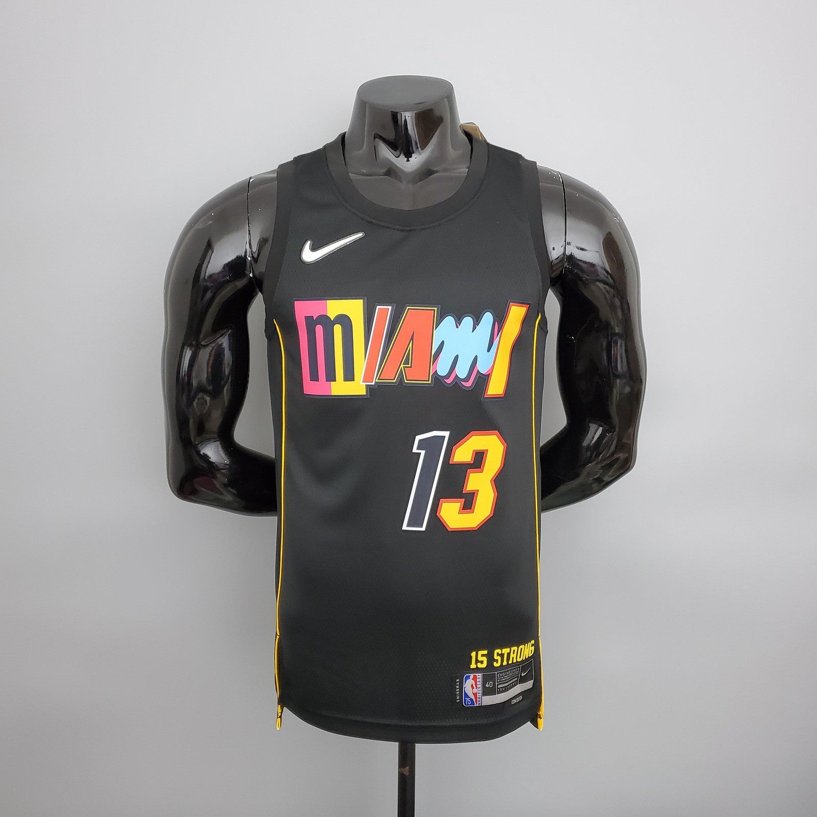 2022 Season Adebay #13 Heat City Edition Black Nba Jersey