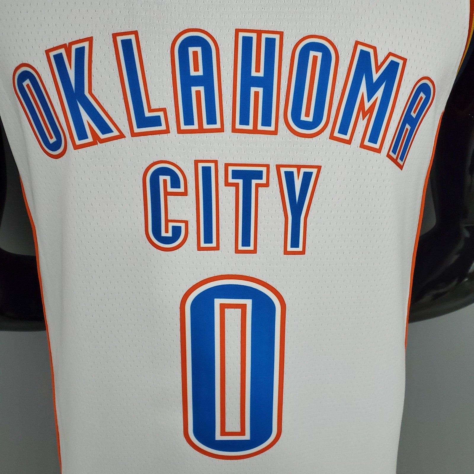 Westbrook#0 Thunder White Nba Jersey
