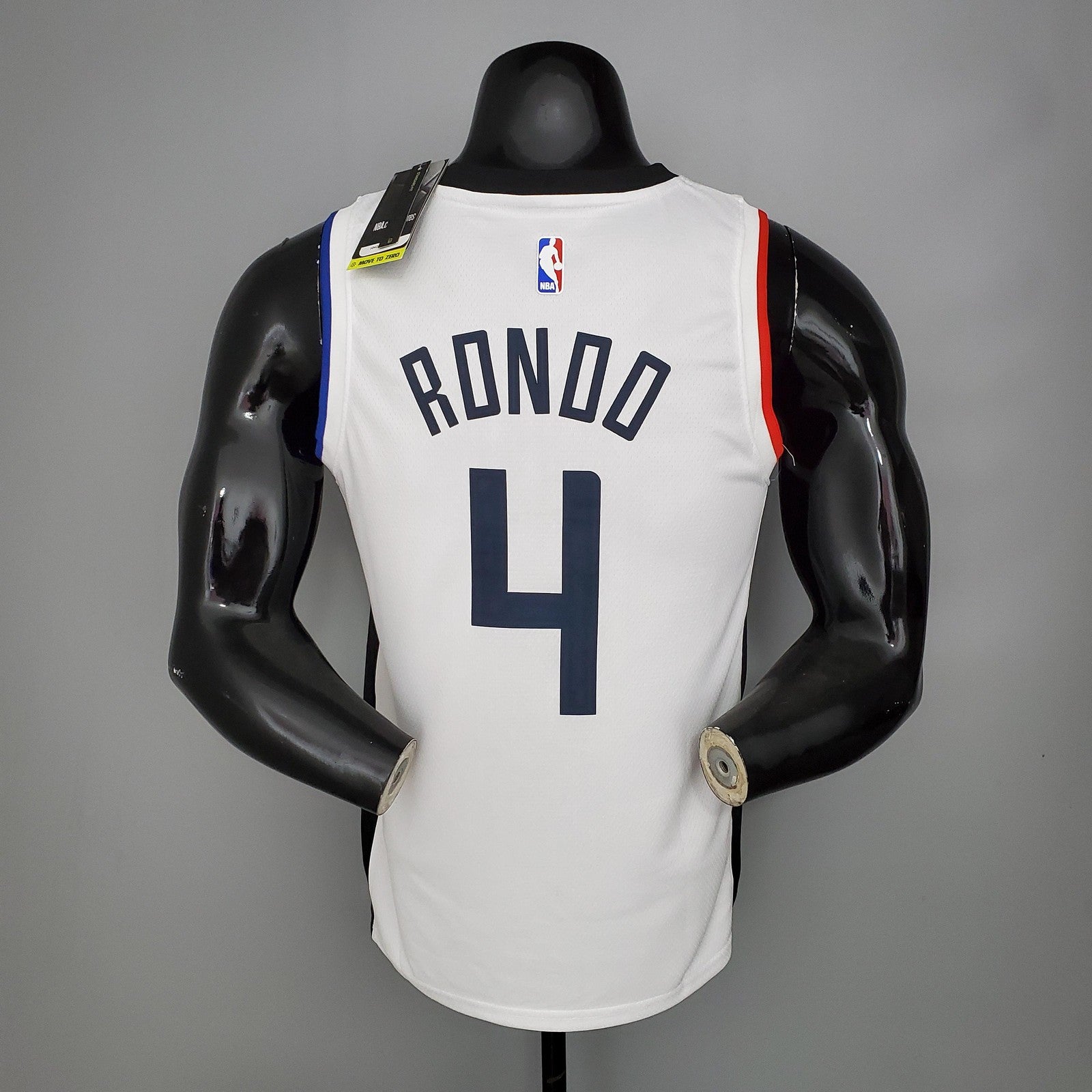 Rondo#4 Los Angeles Clippers White Nba Jersey