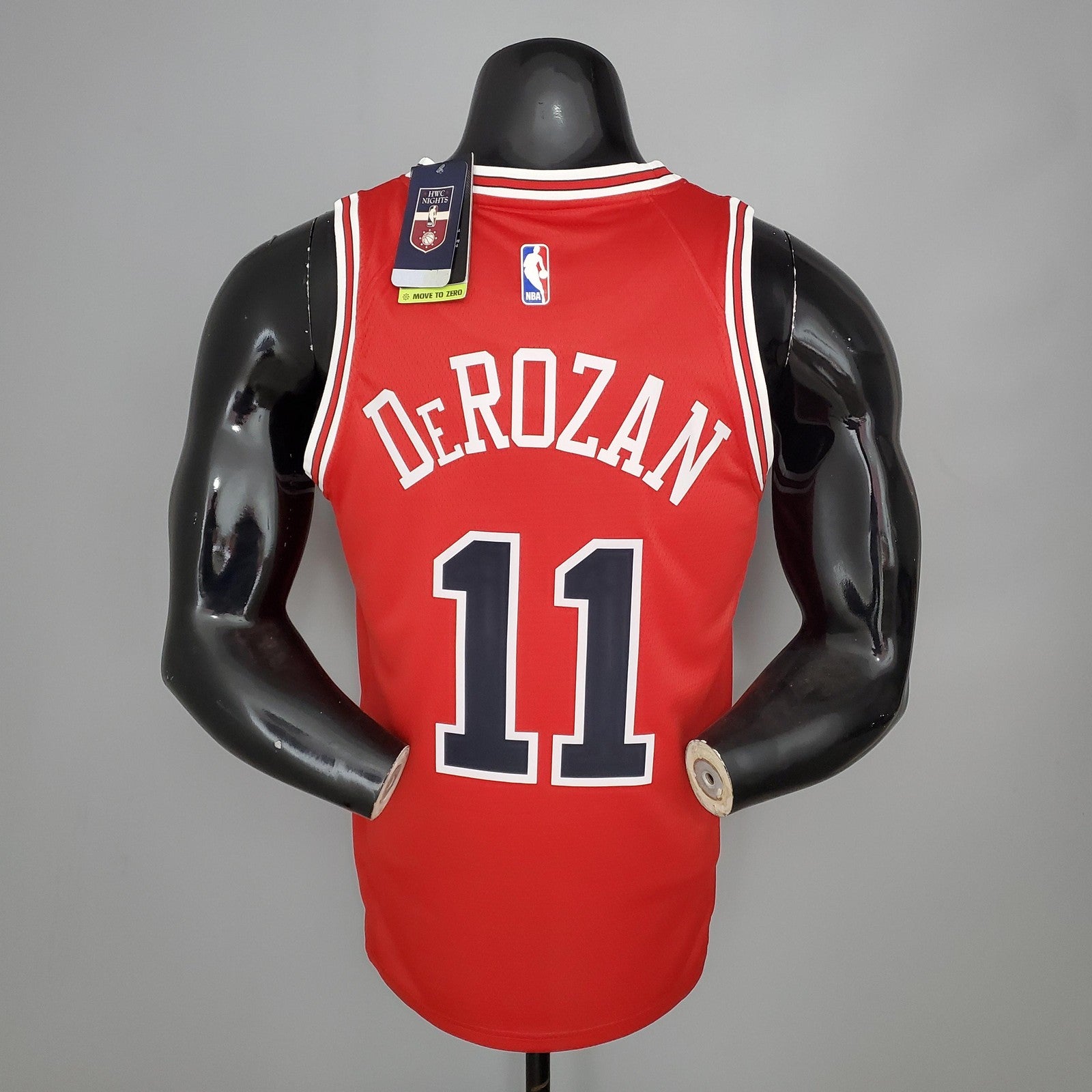 Derozan#11 Chicago Bulls Red Nba Jersey