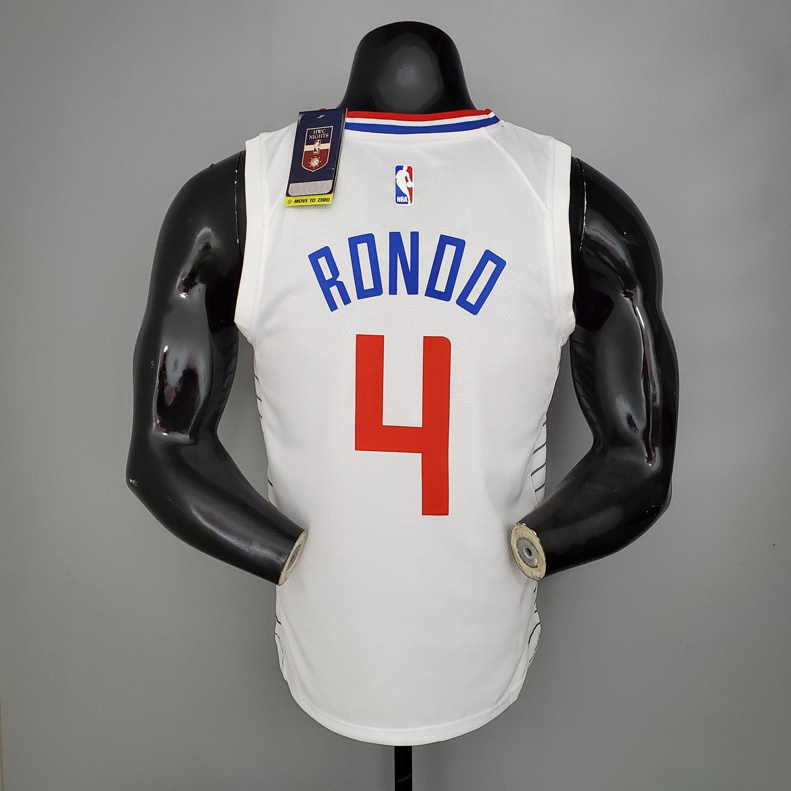 Rondo#4 Clippers Limited Edition White Nba Jersey