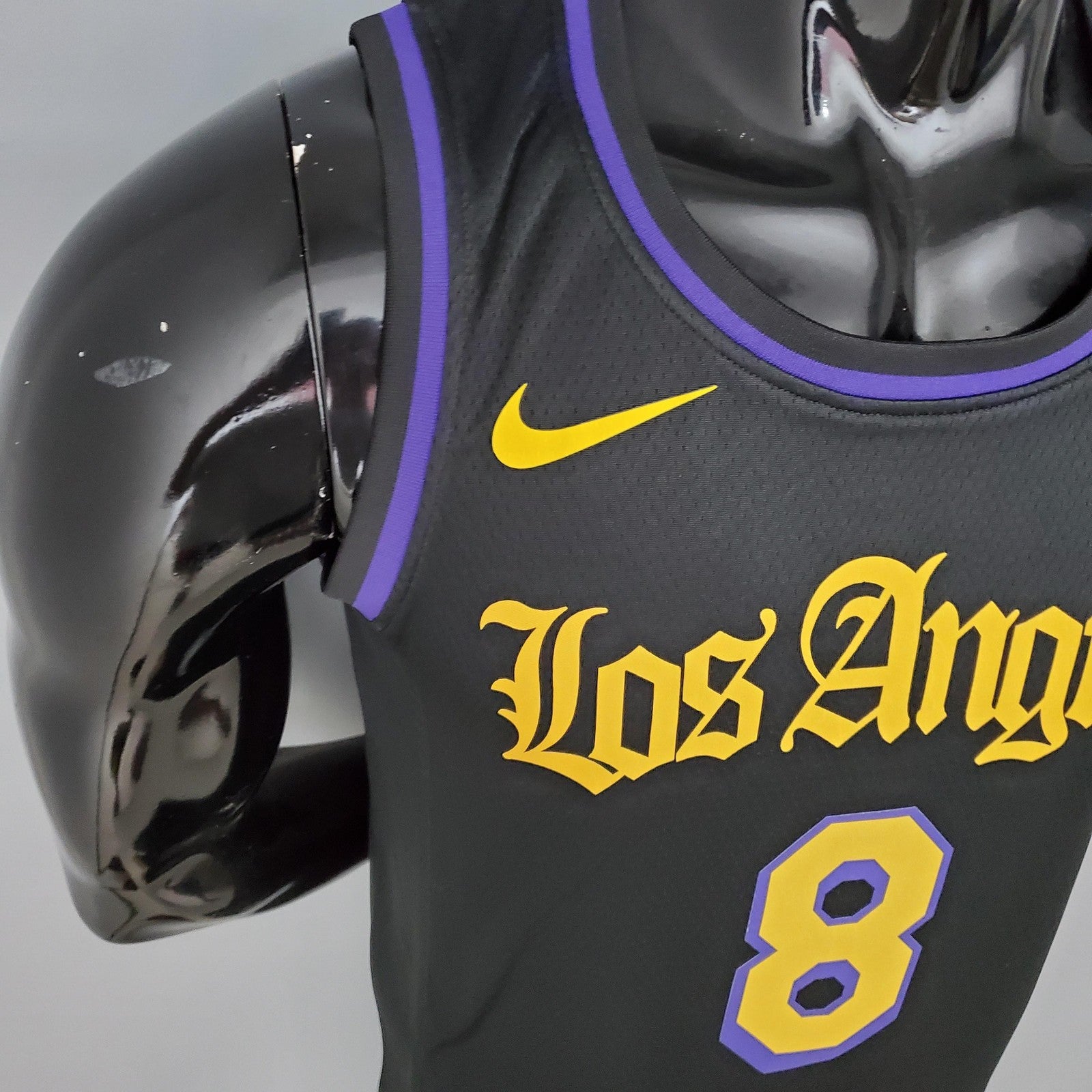 2021 Bryant#8 Los Angeles Lakers Black Latin Black Nba Jersey