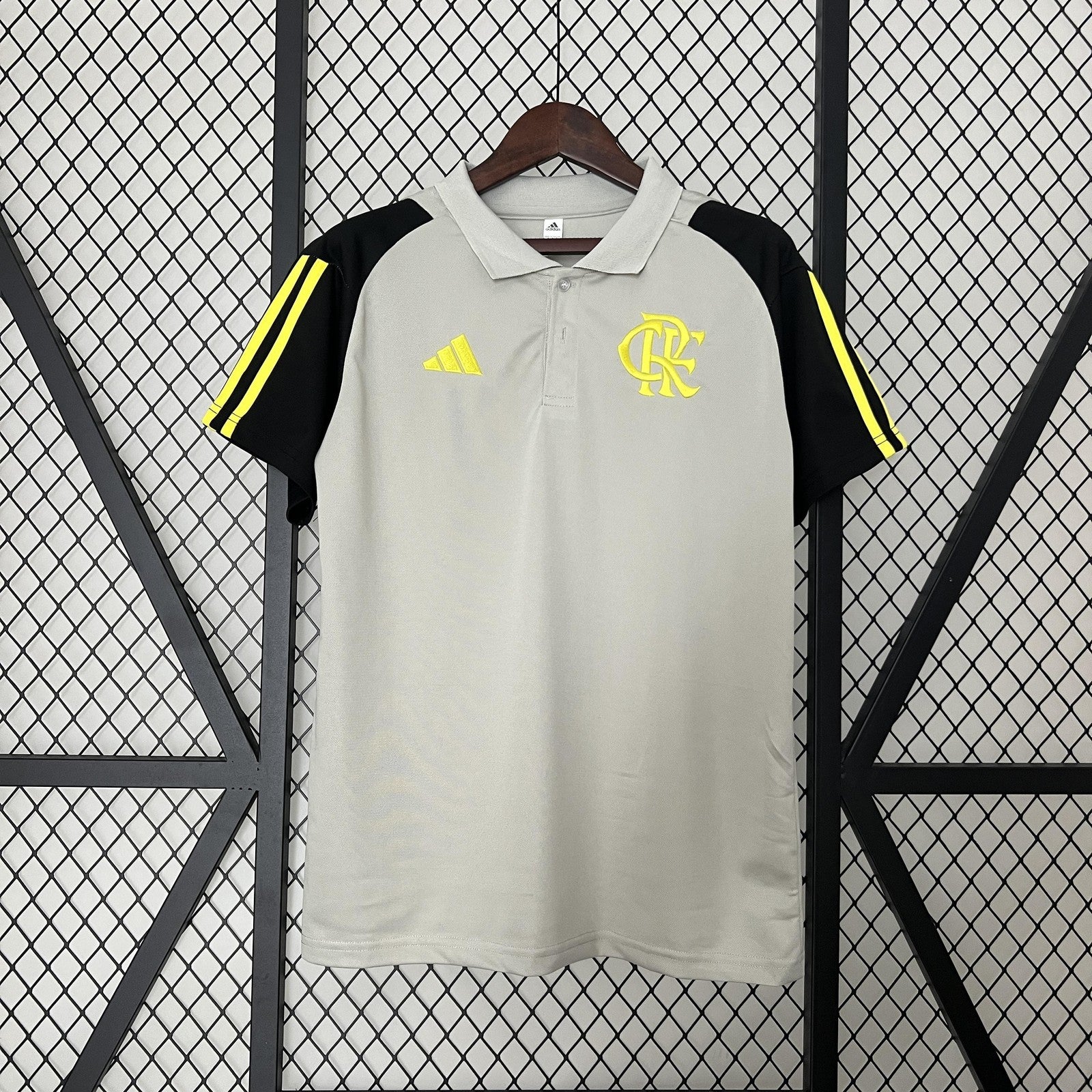 24 25 Polo Flamengo Training Wear Gray