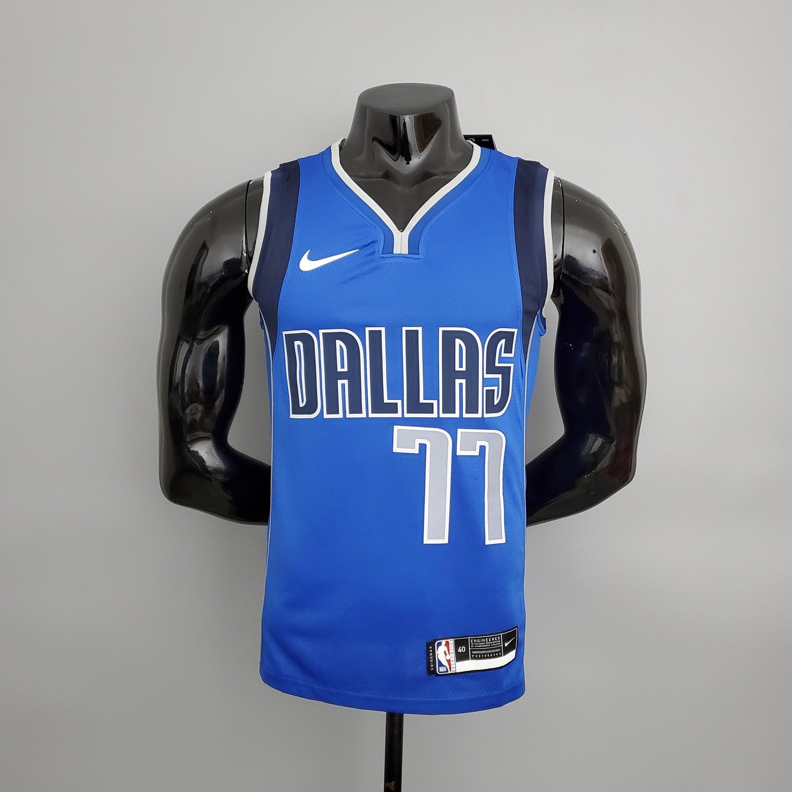 Dallas Mavericks Doncic#77 Blue Nba Jersey