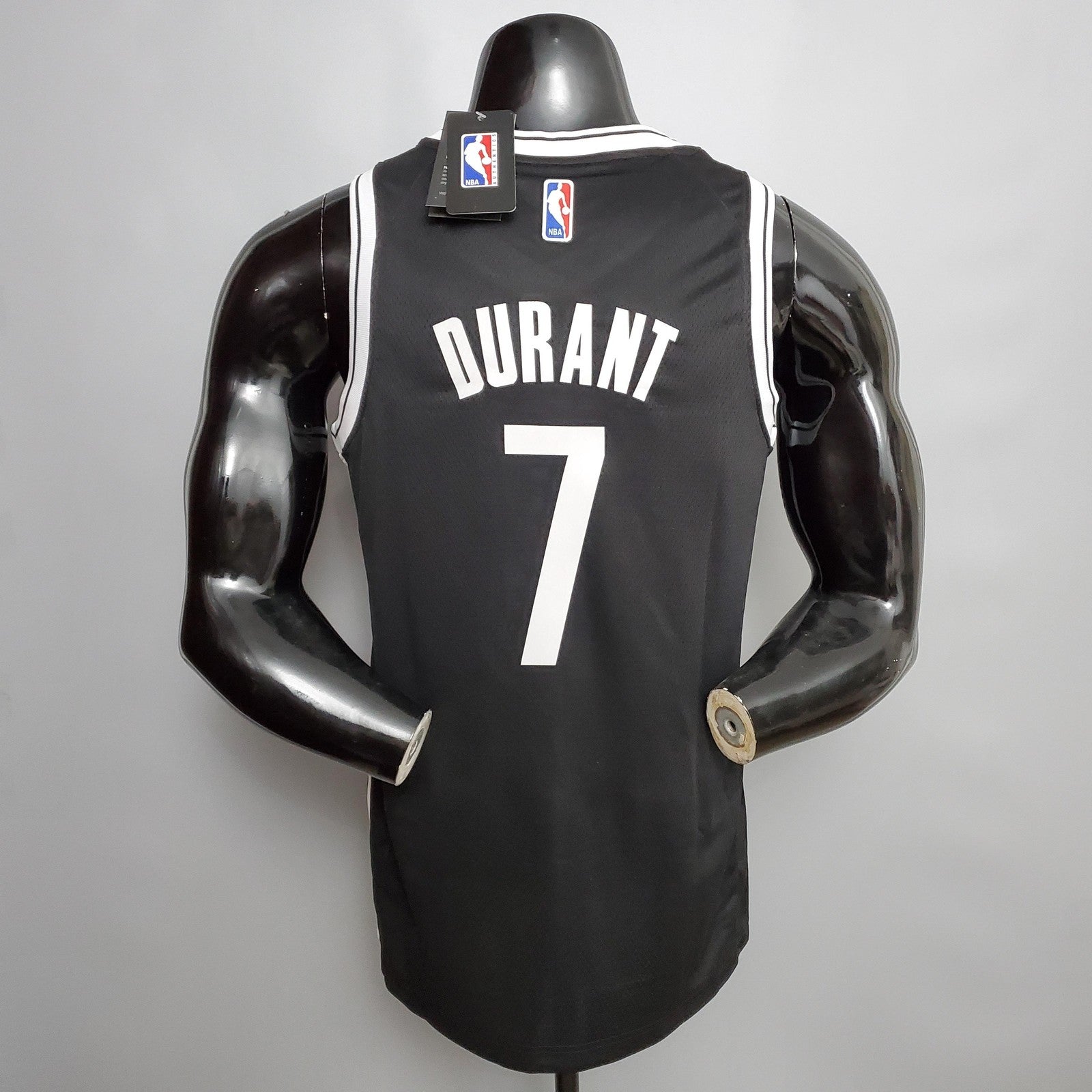 Durant #7 Brooklyn Nets Black Nba Jersey Nike Connect Recognition