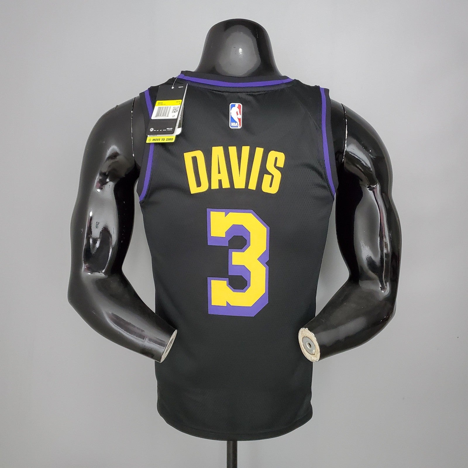 2021 Young#0 Los Angeles Lakers Black Latin Black Nba Jersey 2