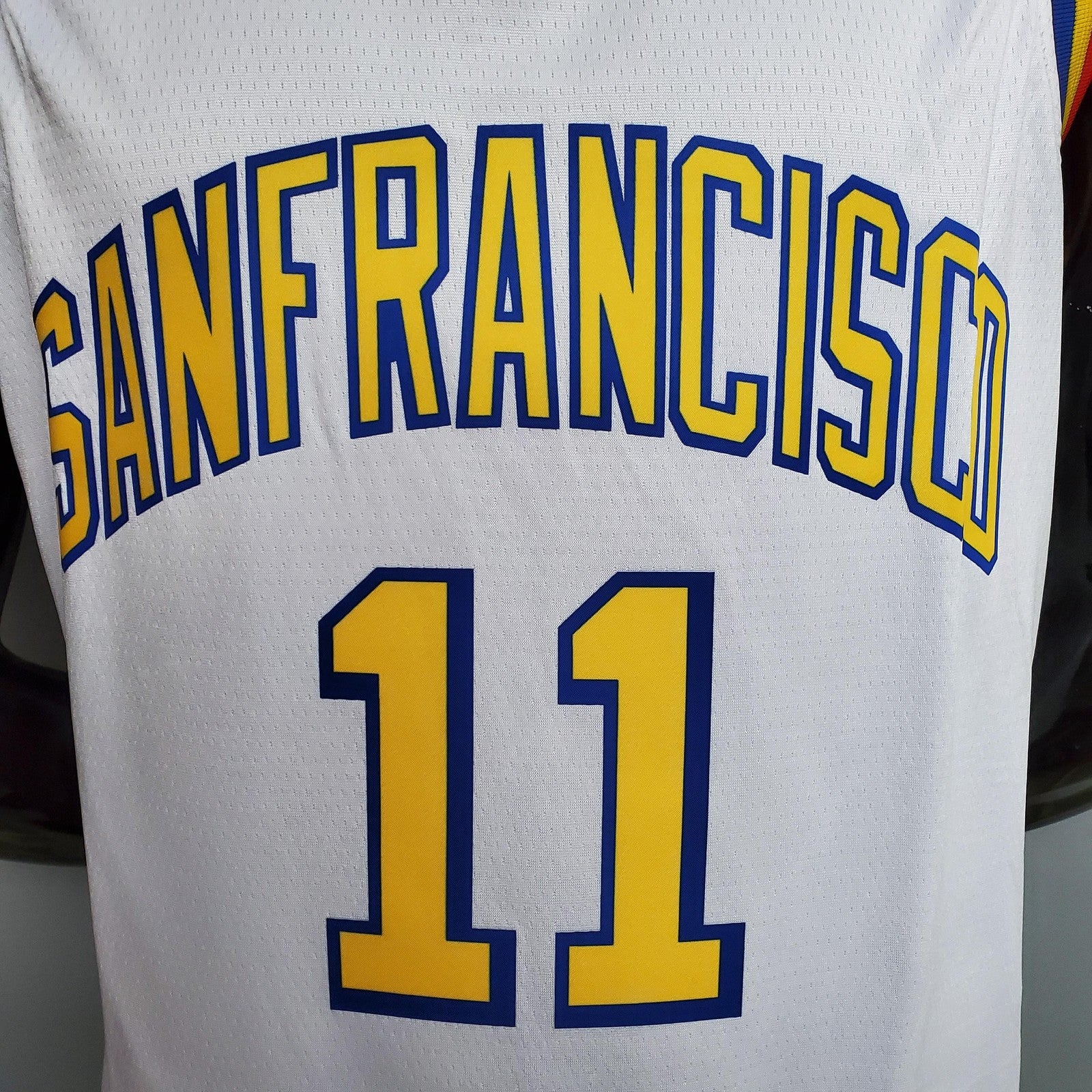 Thompson #11 Golden State Warriors Retro White Nba Jersey Nike Connect Recognition