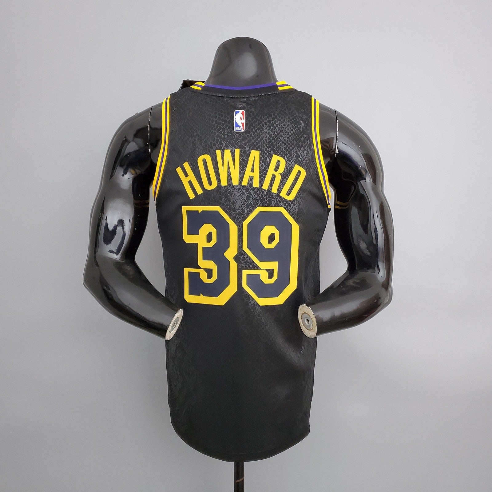 Los Angeles Lakers Howard#39 Snake Print Black Nba Jersey