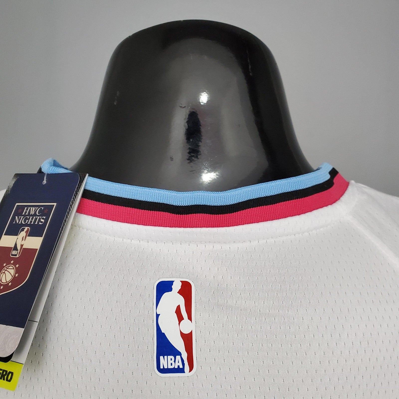Oladipo#4 Miami Heat V Neck White Nba Jersey
