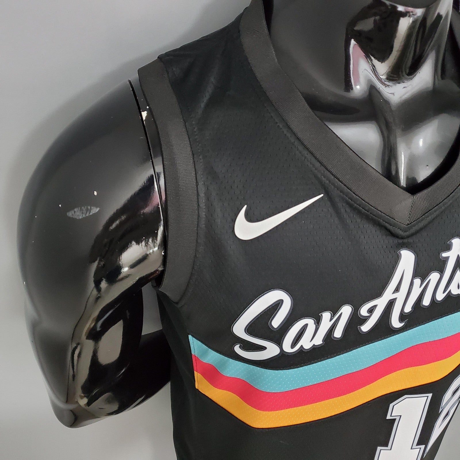 New Aldridge#12 Season Spurs City Edition Black Nba Jersey