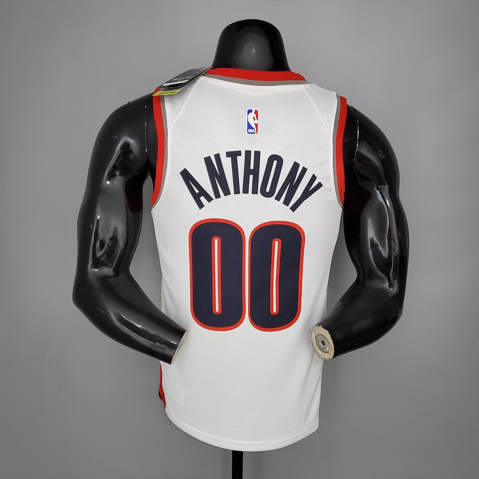 2021 Anthony#00 Trail Blazers Home White Nba Jersey