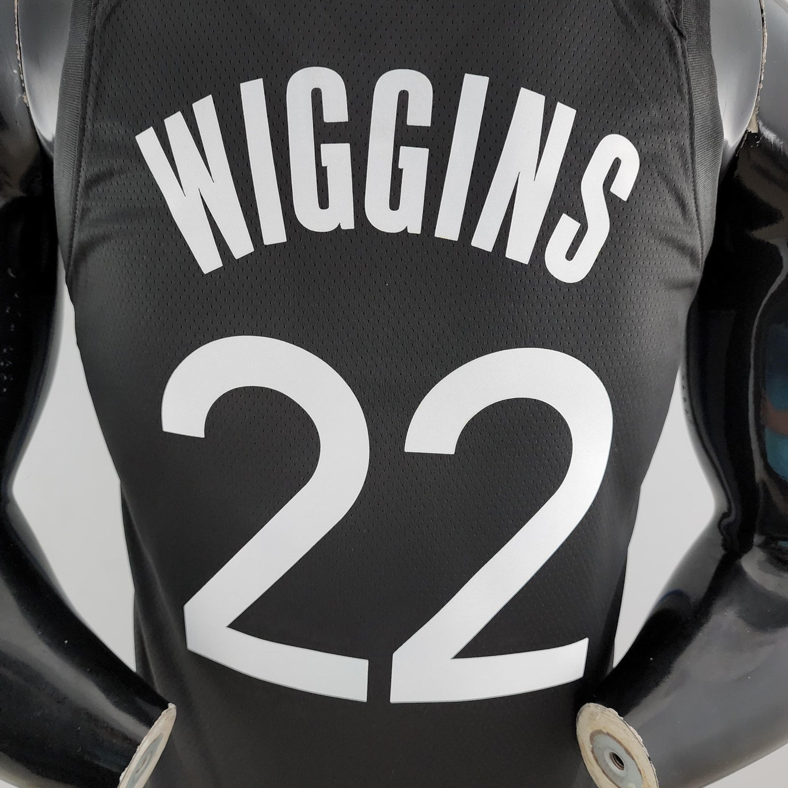 2020 Wiggins #22 Warriors City Edition Black and Grey Nba Jersey