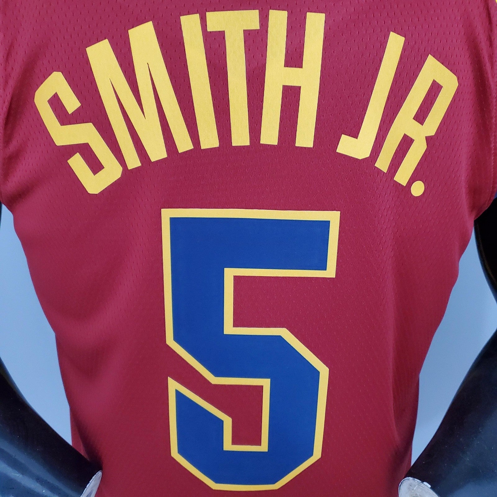 2017 Smith Jr #5 Cavaliers Burgundy Nba Jersey