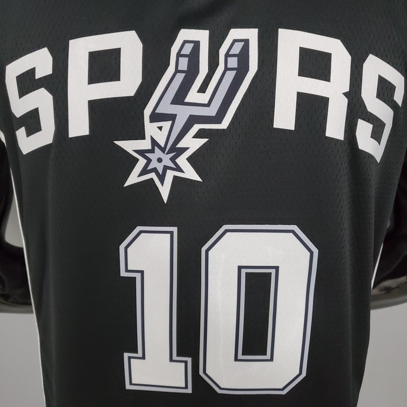 Derozan#10 Spurs Spurs Black Nba Jersey