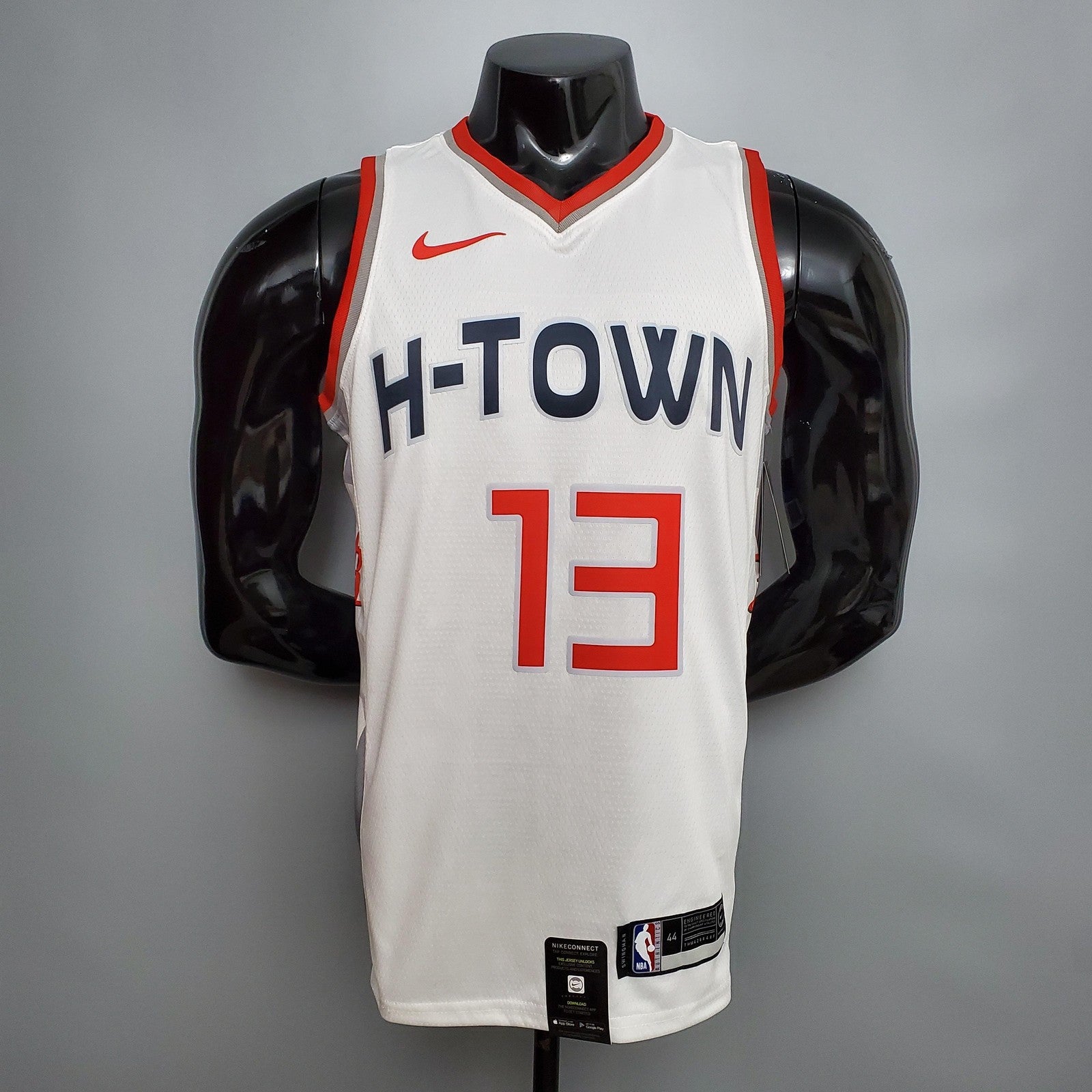 Harden#13 Rockets City Edition White Nba Jersey Nike Connect Recognition
