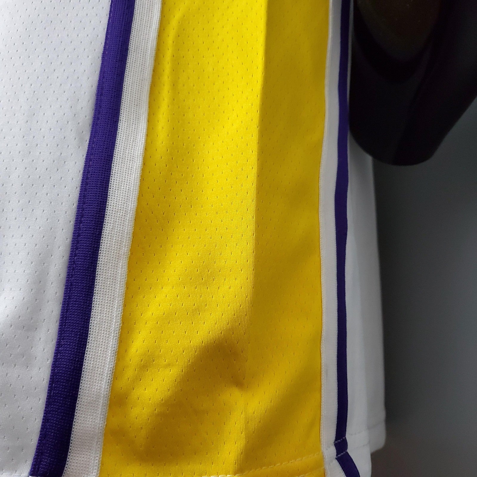 James #6 Lakers White Nba Jersey Nike Connect Recognition