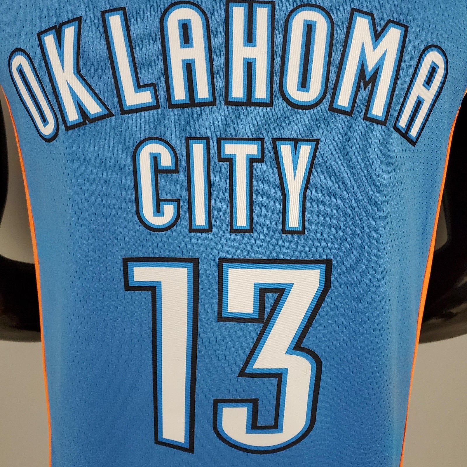 George#13 Thunder Blue Nba Jersey