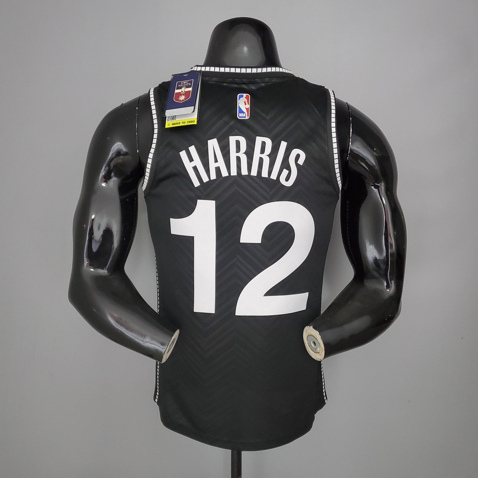 2021 Harris#12 Brooklyn Nets Bonus Edition Black Nba Jersey