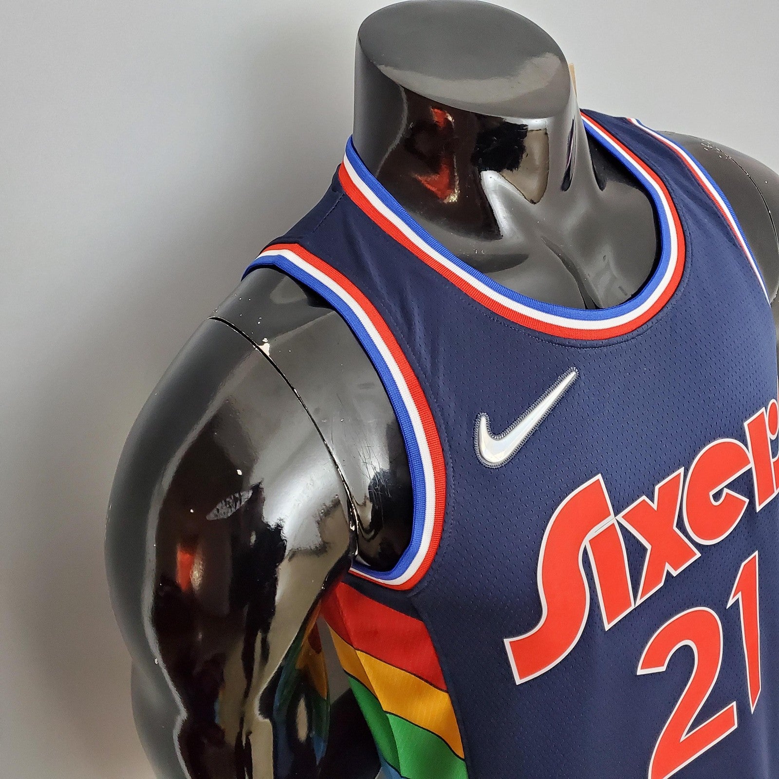 2022 Embiid #21 76ers Royal Blue Nba Jersey