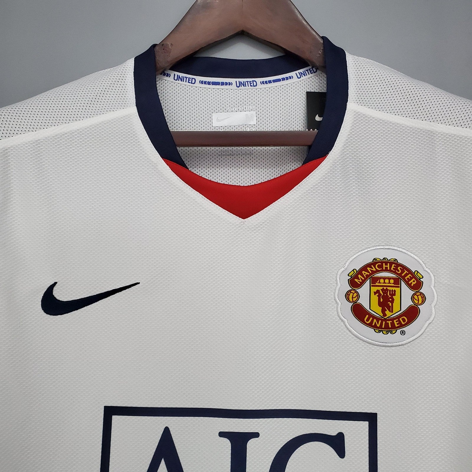 Retro Manchester United League Edition Away White