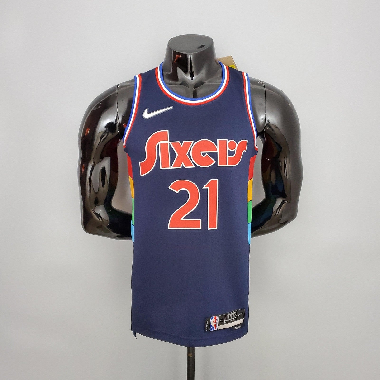 2022 Embiid #21 76ers Royal Blue Nba Jersey