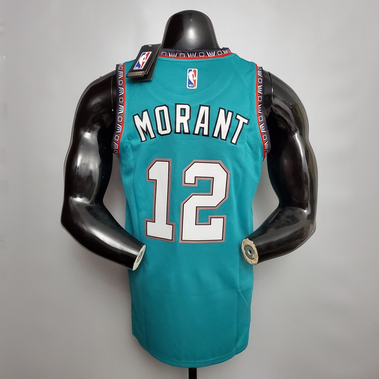 Morant #12 Memphis Grizzlies Green Nba Jersey Nike Connect Recognition