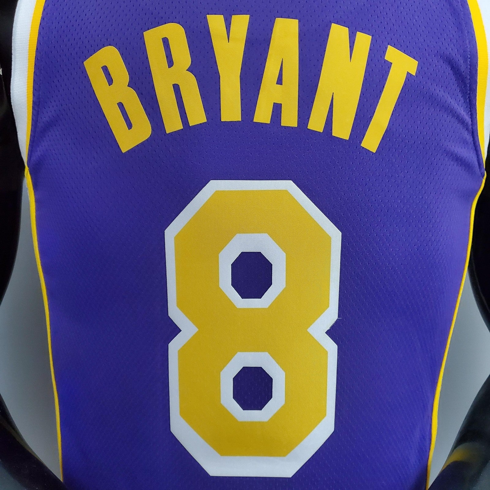 New Lakers Jordan Bryant #8 Theme Purple Round Neck